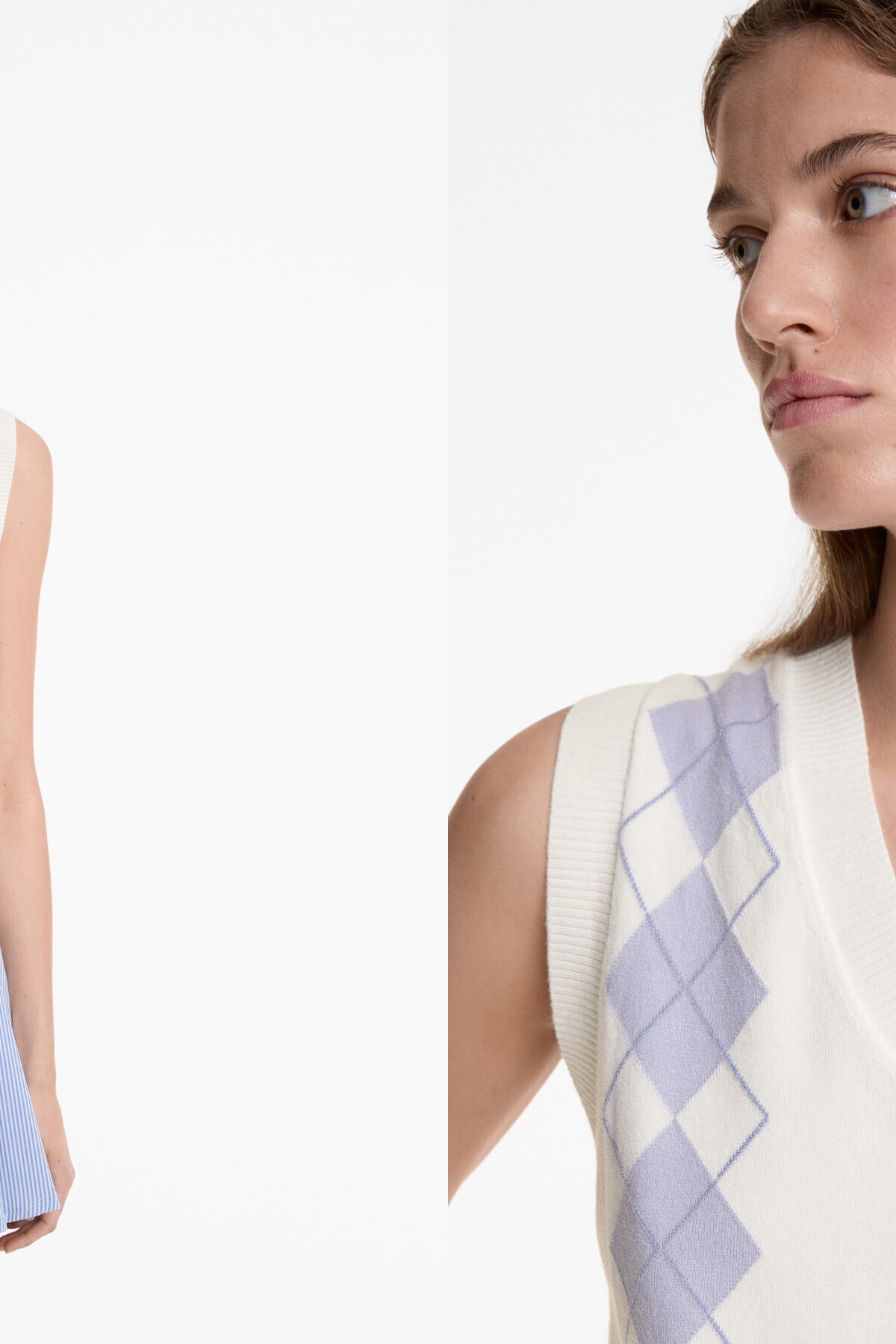 Oysho-Sleeveless V-neck vest 5