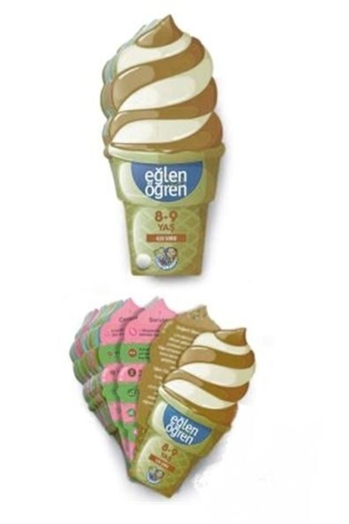 Destek Yayınları Eğlen Öğren Ice Cream 420 Soru 89 Yaş