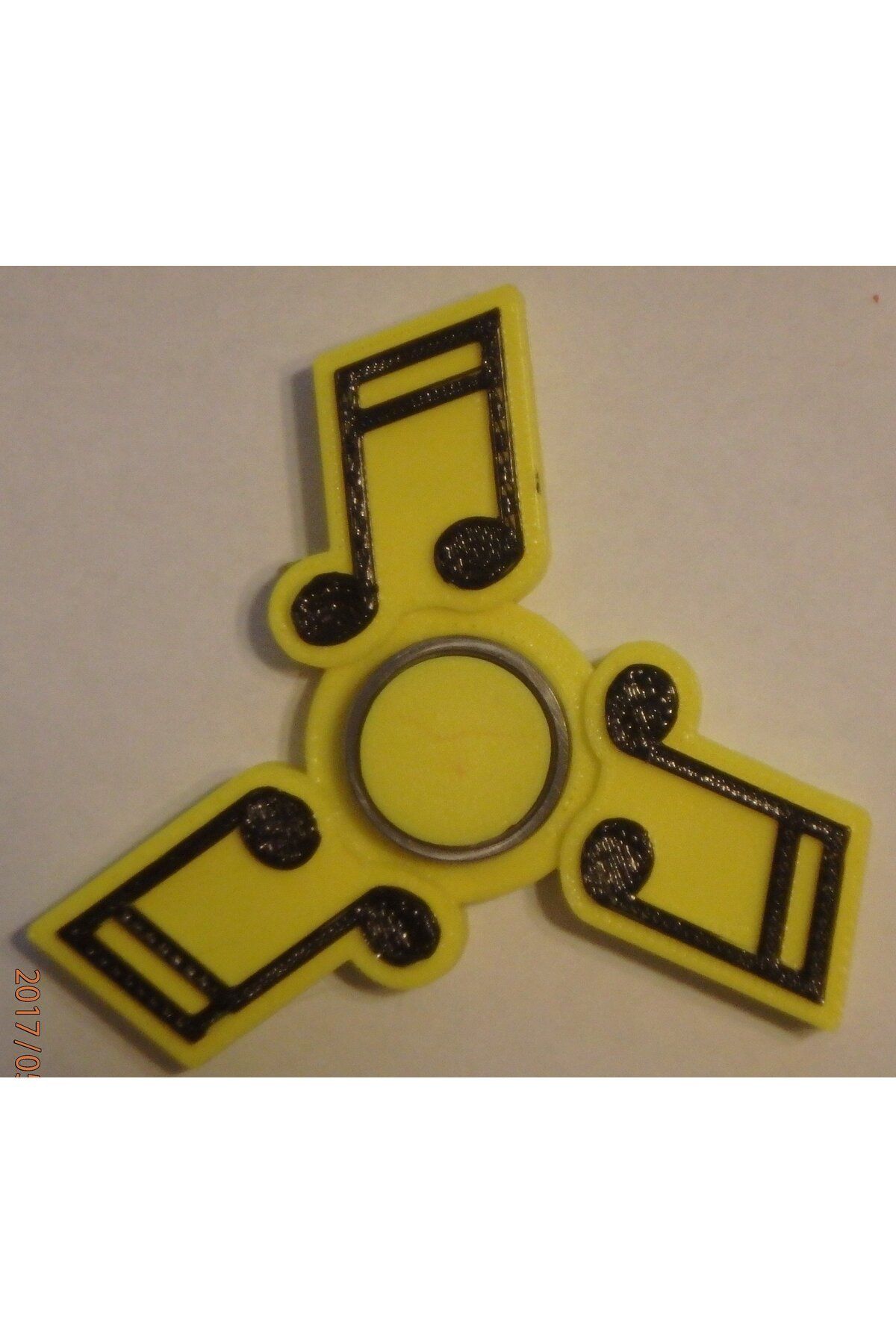 Modelerman Design Müzik Notları Fidget Spinner - WingNut2k - Stresi Azaltan Eğlenceli Fidget Spinner THN2330736