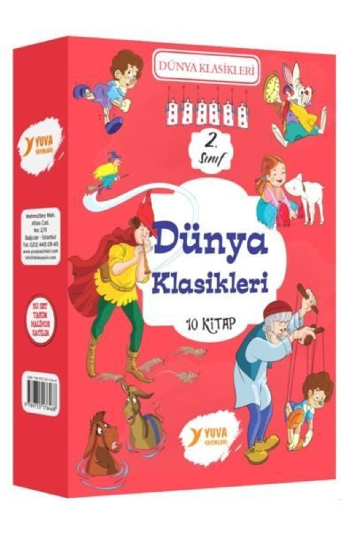 Destek Yayınları 2 Sınıf Dünya Klasikleri 10 Kitap Takım