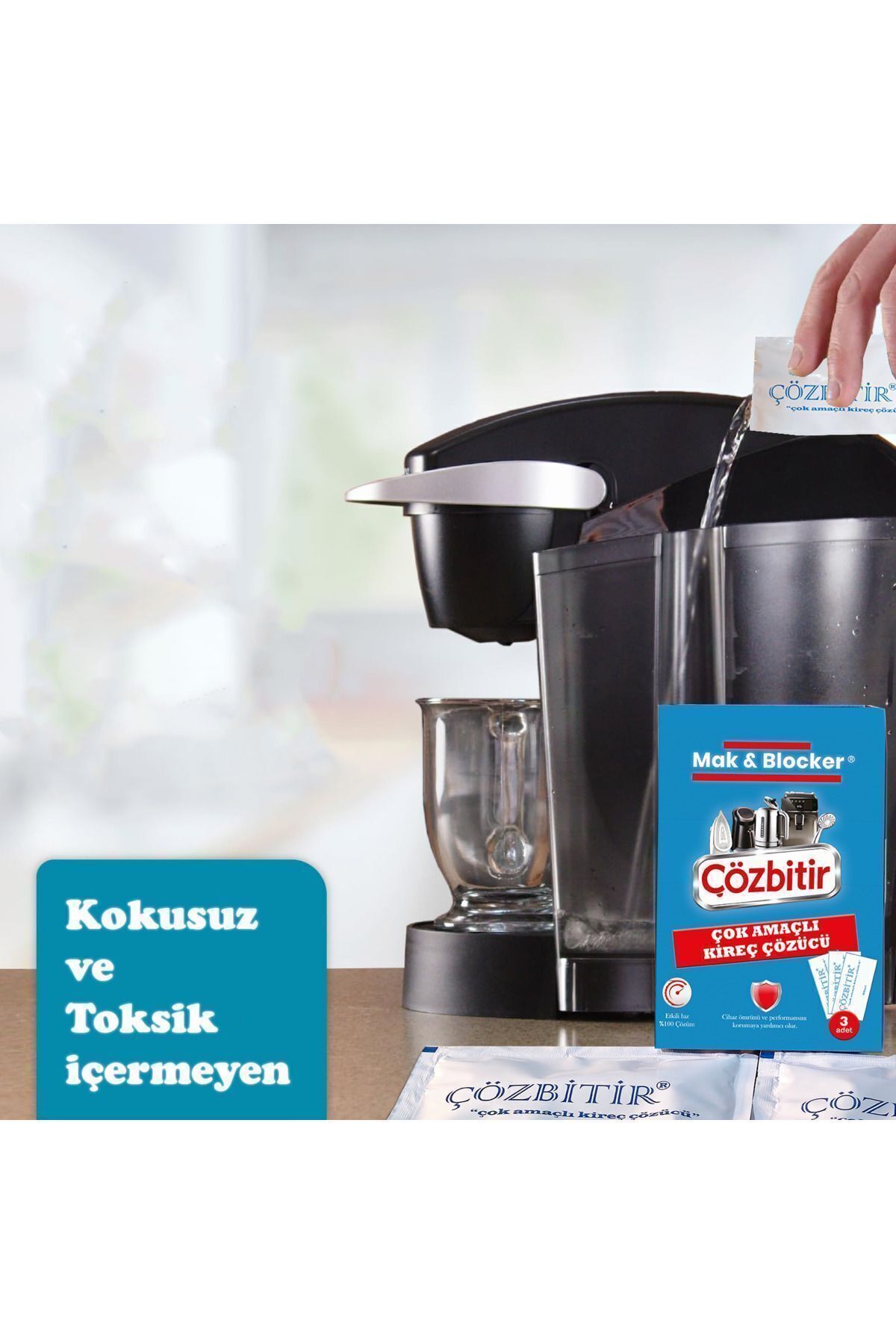 Universal Çözbitir Çok Amaçlı Kireç Çözücü 3'lü Paket • 1 Kutu (3x25ml)