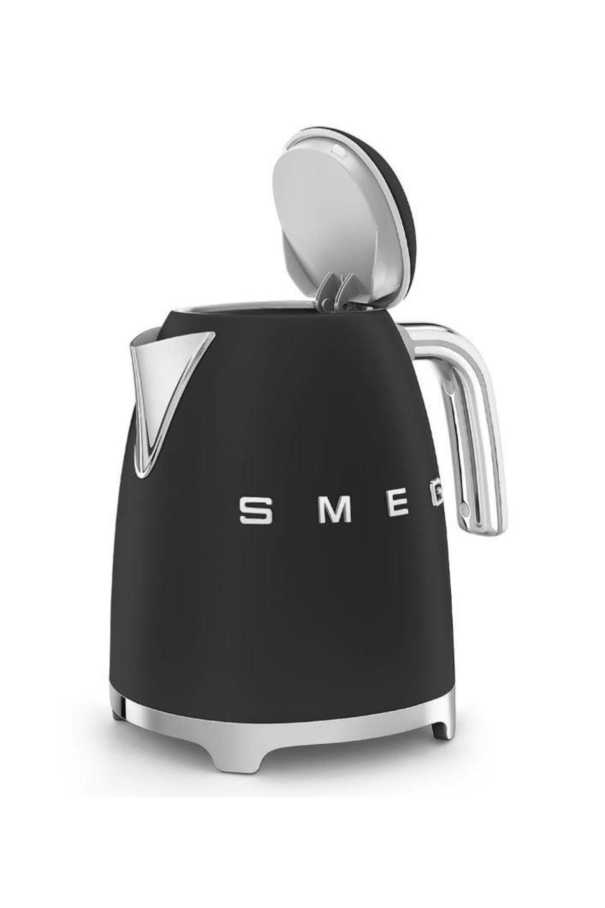 SMEG-50's Style Retro Matte Black Kettle Klf03Blmeu 4