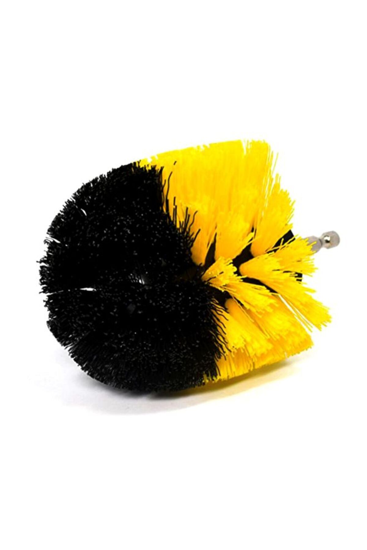 Generic-3-Piece Tile Grout Power Scrubber Drill Brush Tub Yellow/Black 6