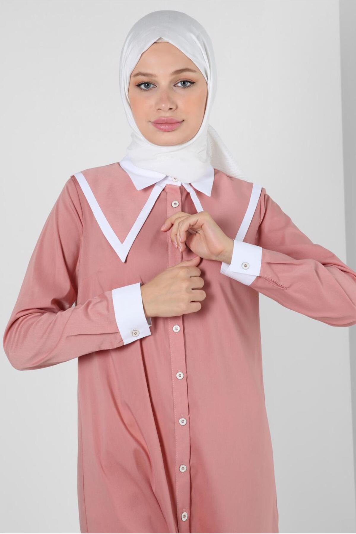 آلوینا پیراهن یقهدار طرحدار، تونیک ۴۳۸۱۷ آلوینا پیراهن یقهدار طرحدار، تونیک ۴۳۸۱۷