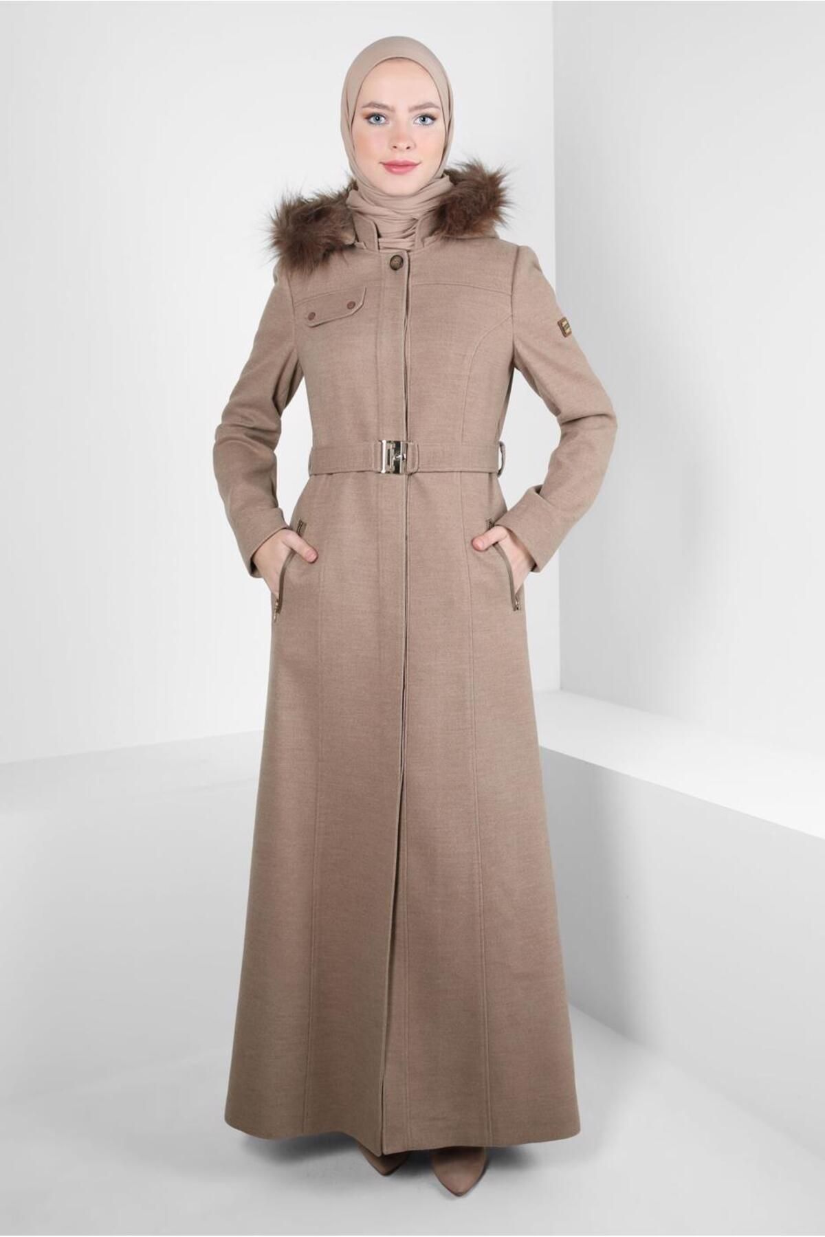 مانتو کمربندی 90277 Alvina