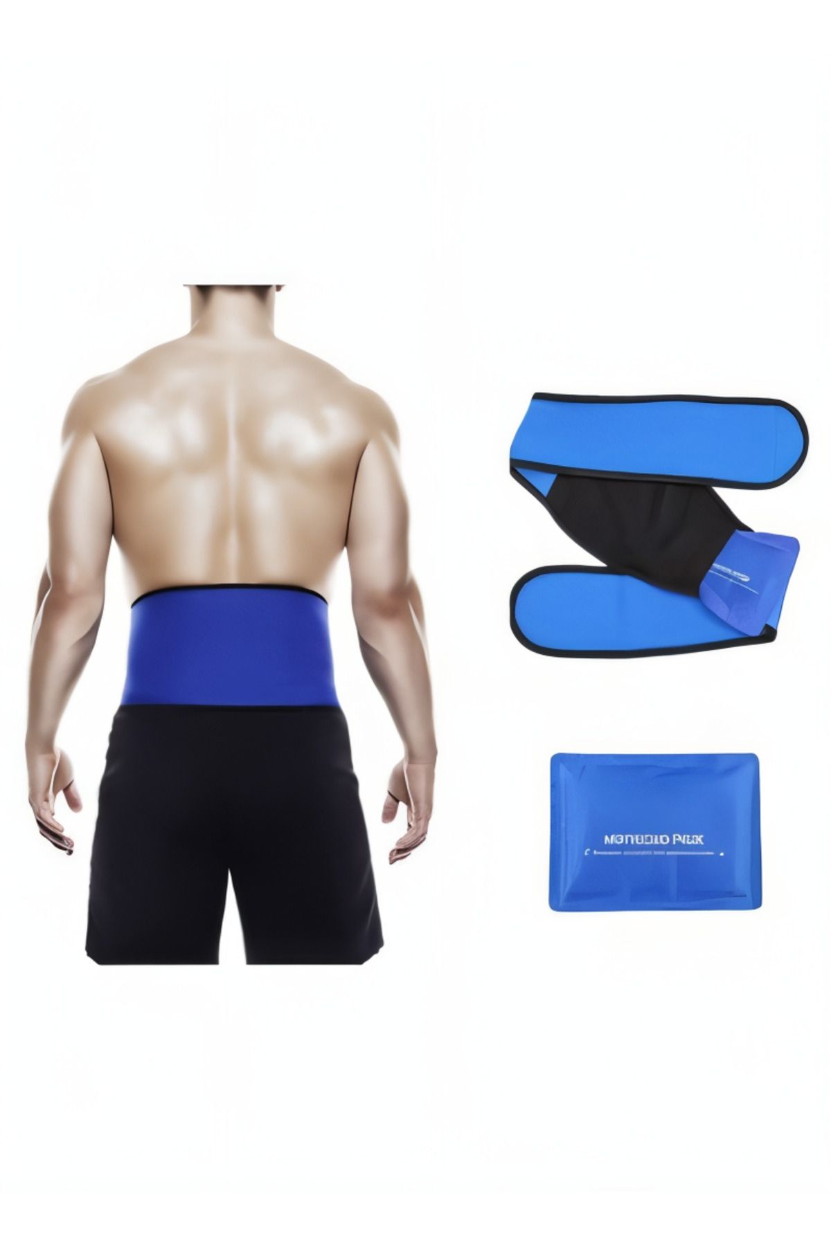 Tayarra-Reusable gel pad for back, waist and period pain relief, with neoprene support belt 1
