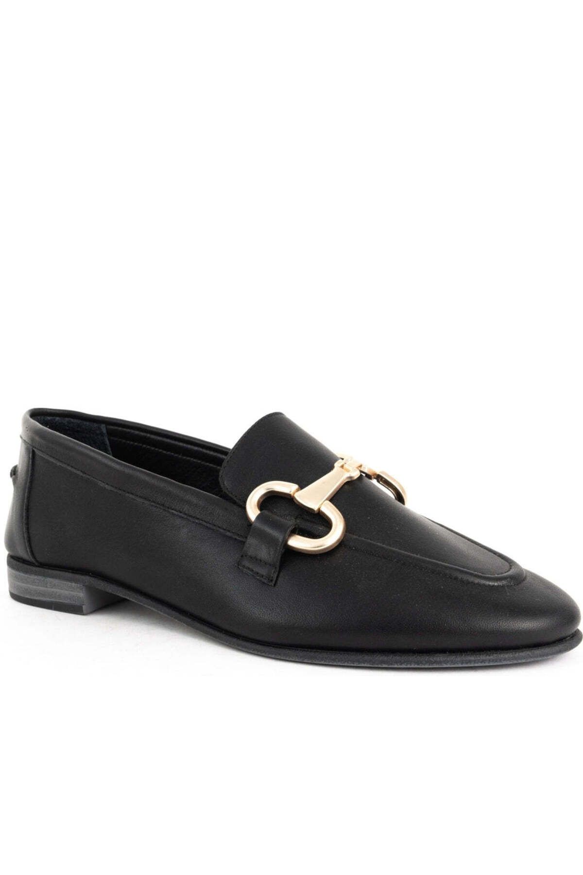 La Conte Mocasini Negri Pantofi Dama Femeie - 40