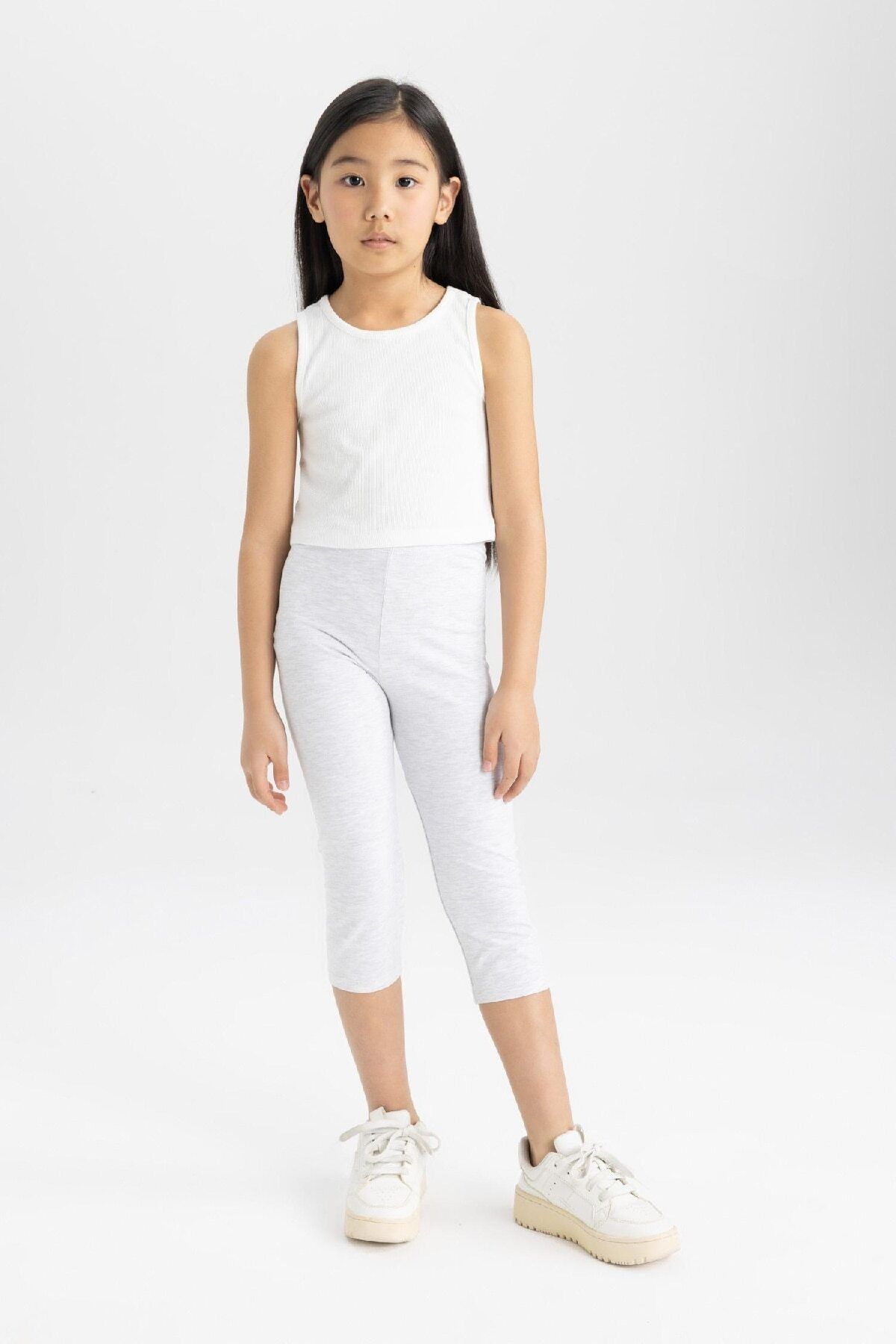 DeFacto-Lány Midi Basic tömör harisnyanadrág B5656a824sm 4
