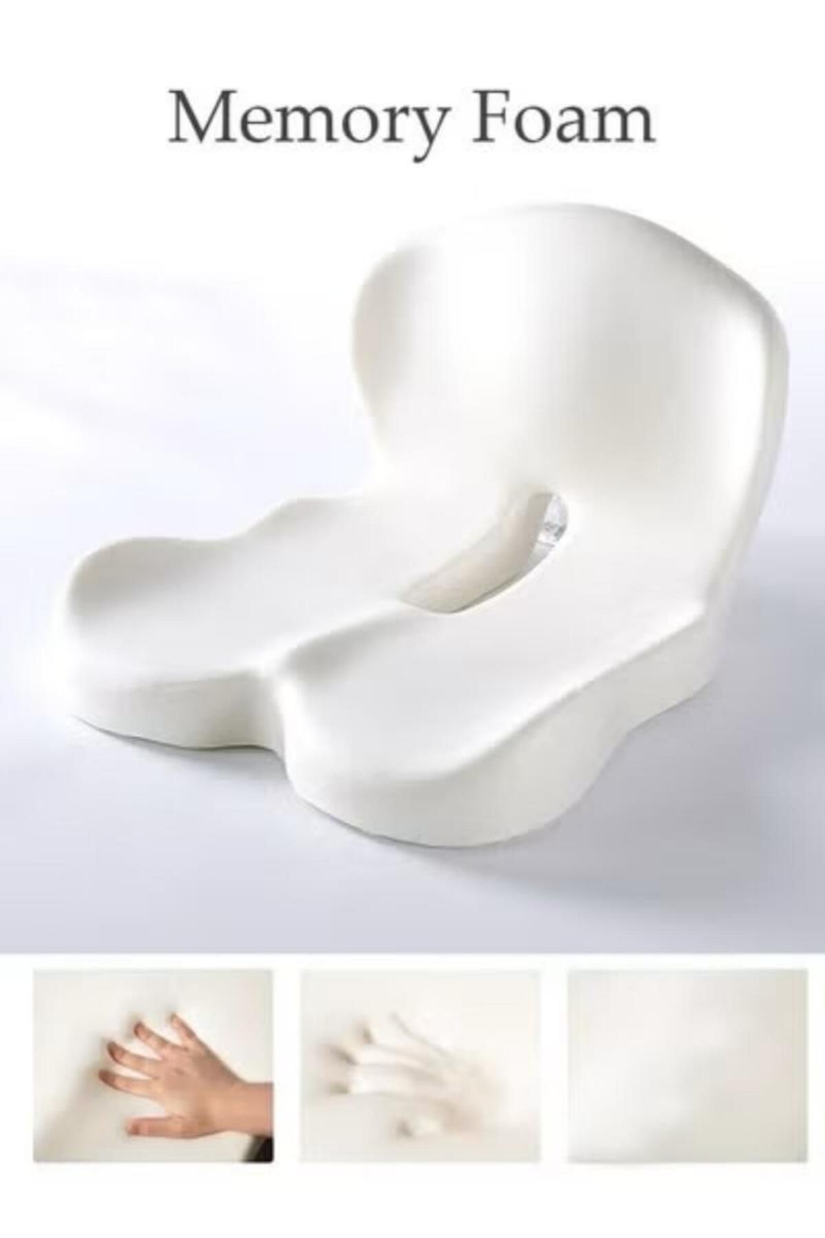 Generic-Lumbar Support Pillow Seat Cushion for Office Chair Pressure Relief 5