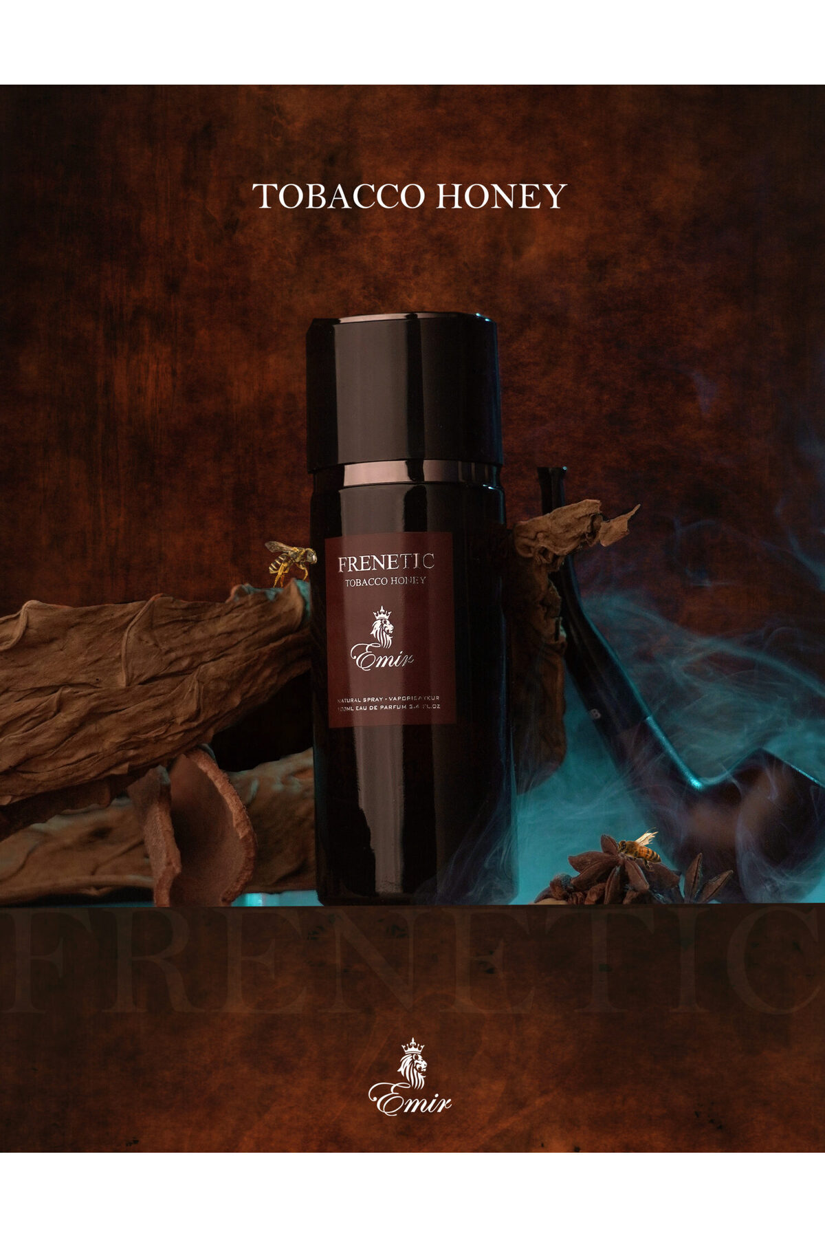 Emir by Paris Corner-Emir Perfume Extract, Frenetic Tobacco Honey, Unisex, 80 ml 1