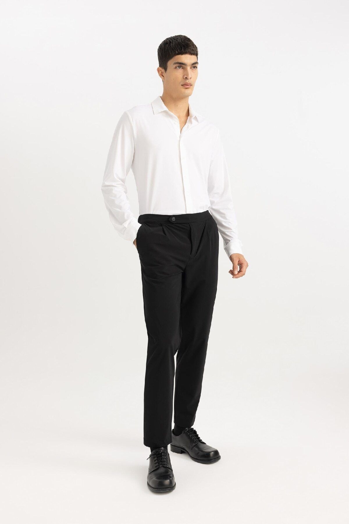 DeFacto-Pantaloni de jogger întind în toate direcțiile cu picior drept B6463ax24sp 6