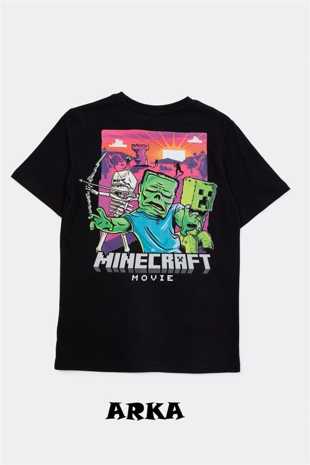 Karakedi Siyah Steve Movie Unisex T-shirt