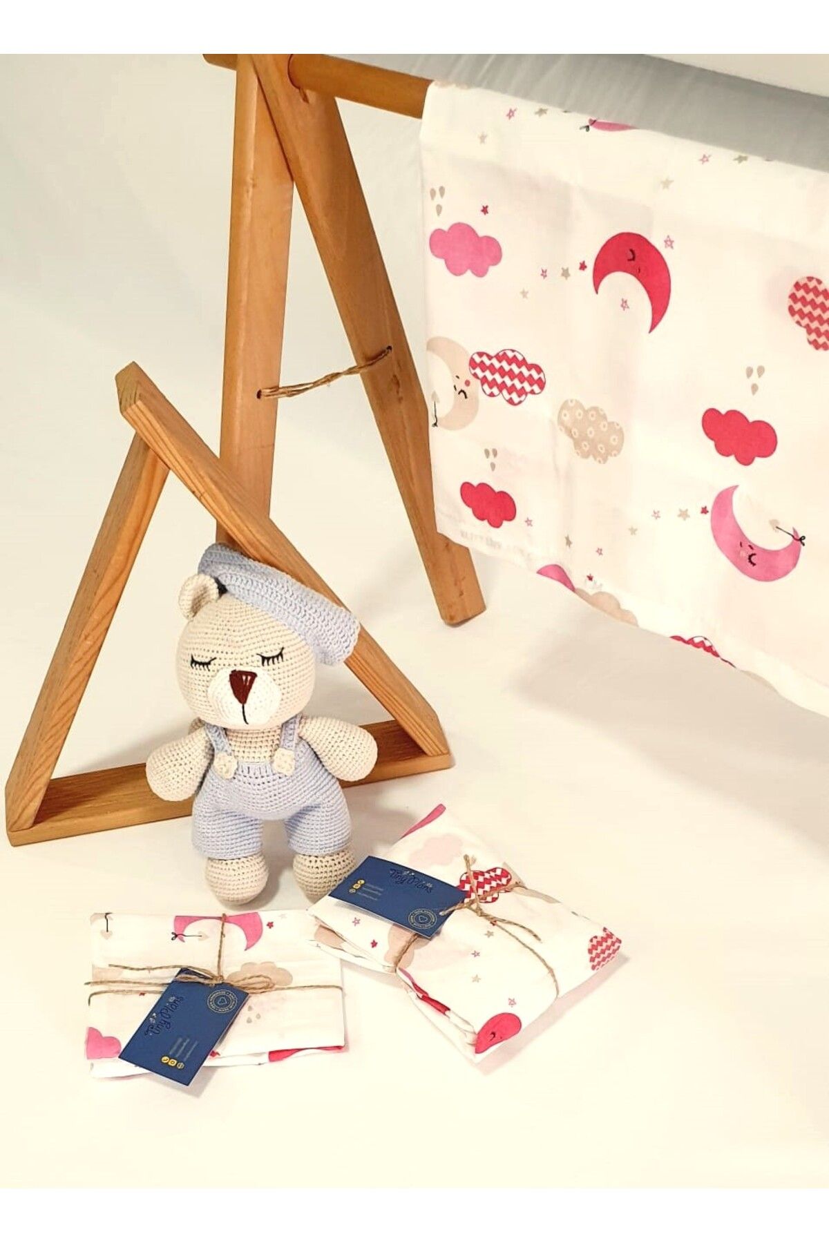 tiny plans-Cloud Pattern Elastic Single Sheet Pillowcase Set 7