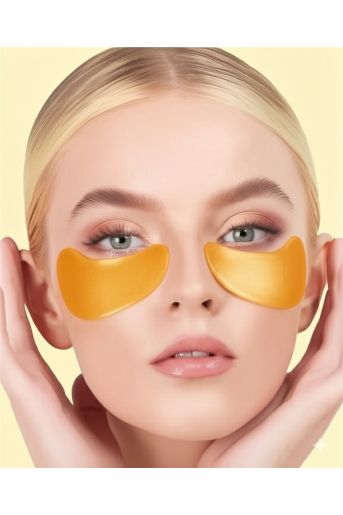 Deep Passion-60 Pieces under Eye Brightening - Firming, Repairing Gold Powder and Calogen Mask (30 Pairs) 5