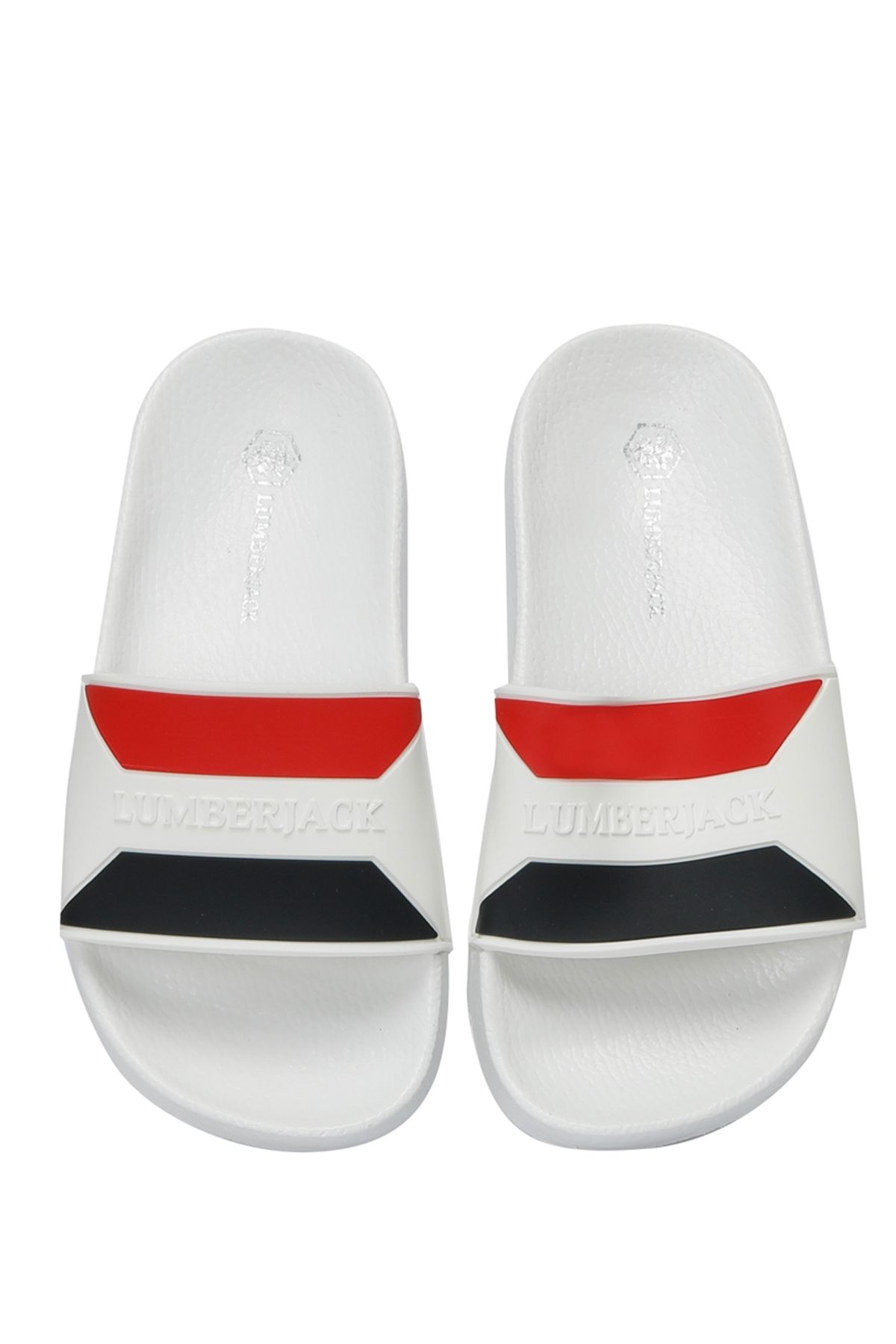 lumberjack-Παντόφλες Morıente 3fx White Boy's Slippers 4