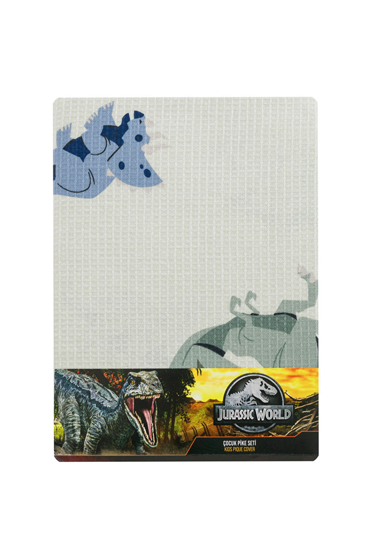 LC Waikiki-Lcw Home Mixed Dinosaur Printed Single Child Pique Set 7
