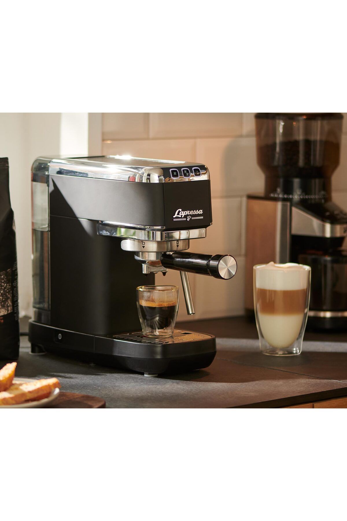 “lapressa” Manuel Espresso Makinesi, Siyah
