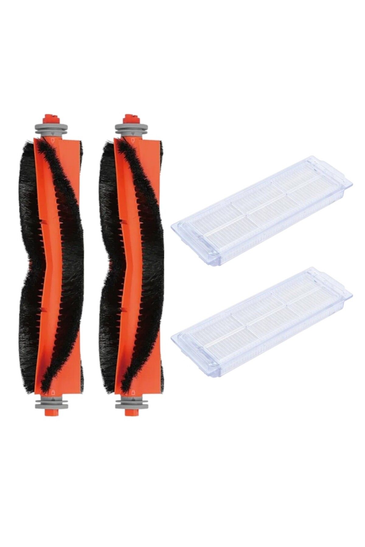 ROPALDE Mi Robot Vacuum Mop 2 Pro (MJST1SHW), Mop 2 Lite (MJSTL) Robot Süpürge Uyumlu 4'lü Yedek Parça Seti