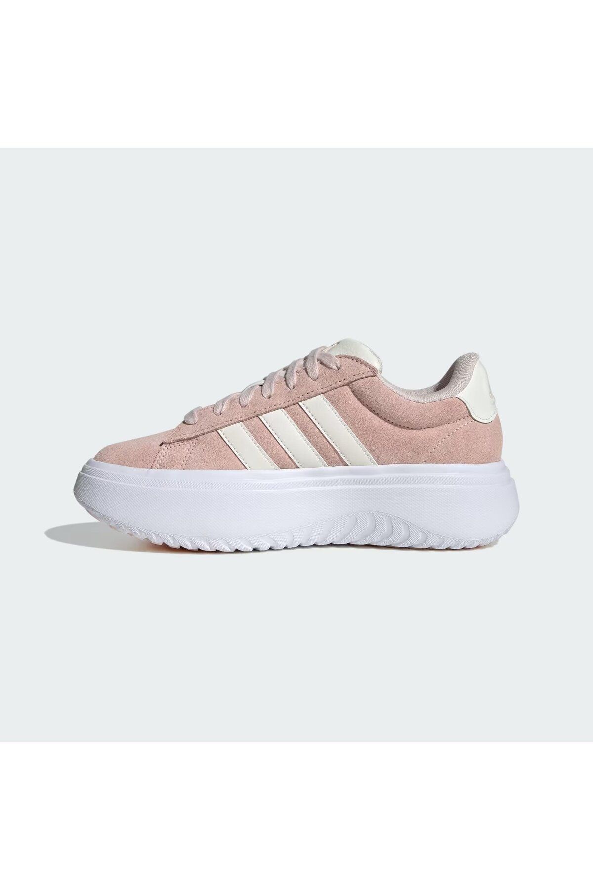 کفش تنیس صورتی زنانه IE1104 Grand Court Platform سودید adidas