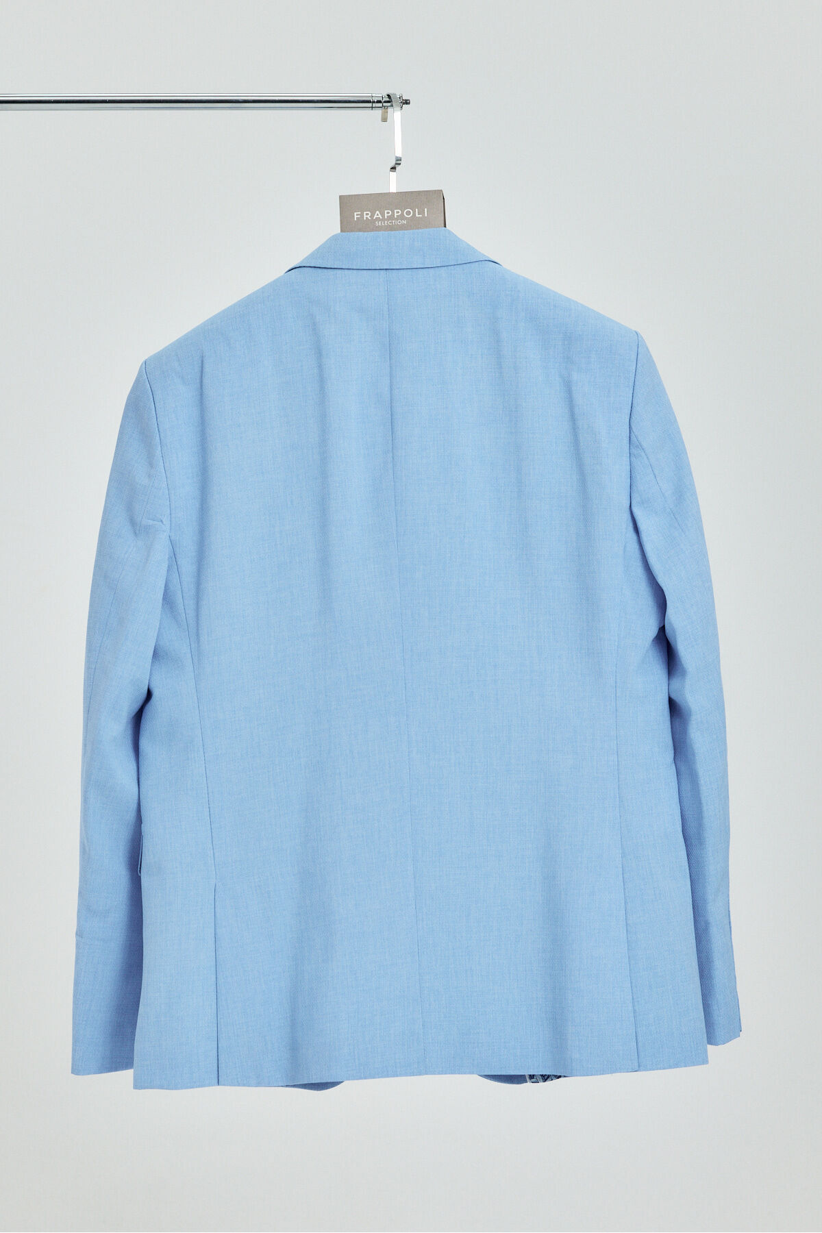 Frappoli  Arunte Erkek Buz Mavi Mono Yaka Slim Fit Blazer (Büyük Beden - Battal) - Görsel 4