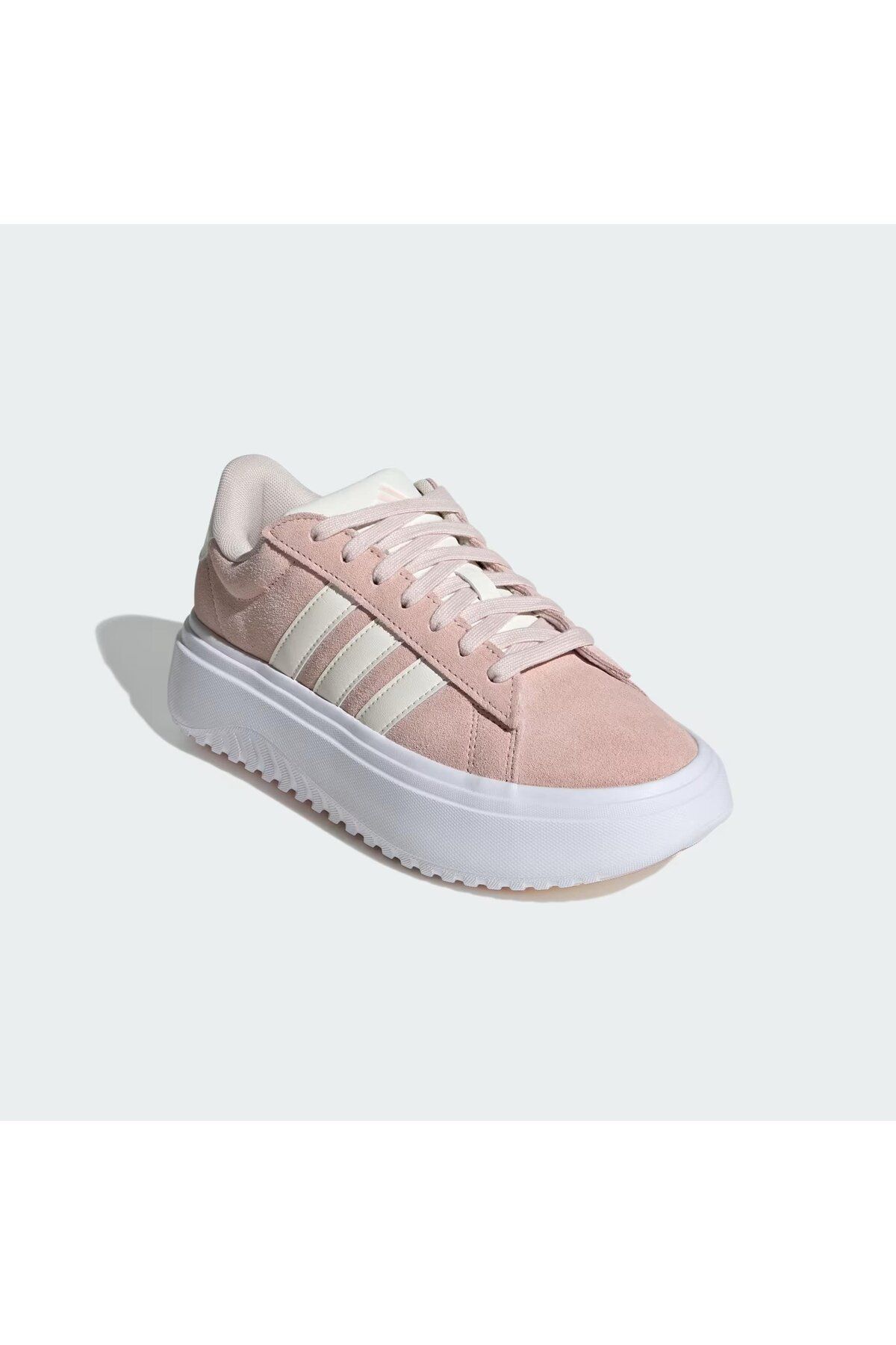 کفش تنیس صورتی زنانه IE1104 Grand Court Platform سودید adidas