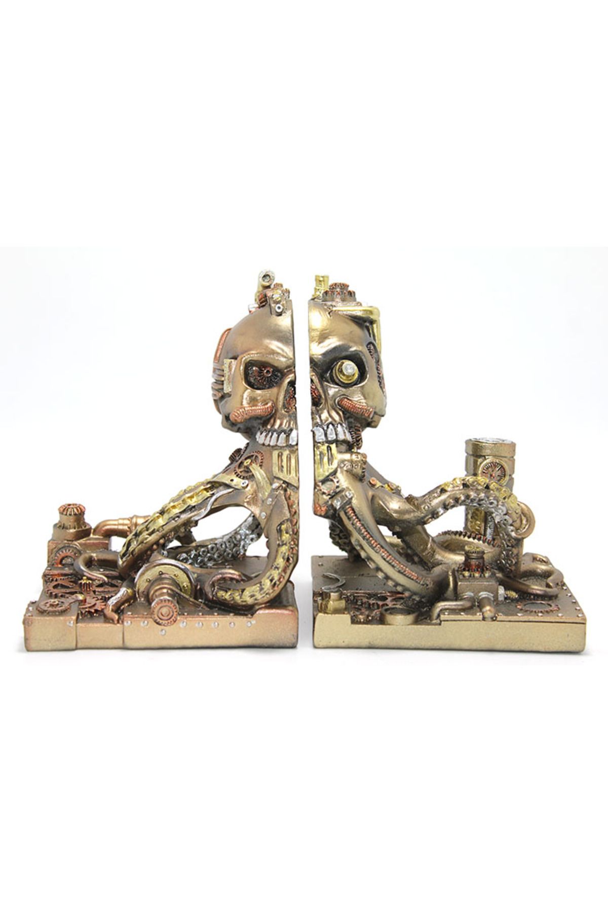 PRATİKOBA Steampunk Polyester Ahtapot Kitap Stoperi