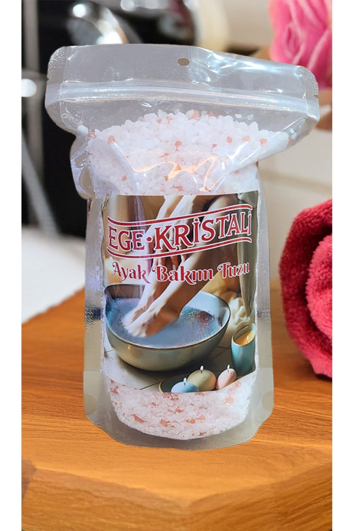 EGE KRİSTALİ EGE KRİSTALİ VANİLYA AROMALI AYAK BAKIM TUZU 650 GR
