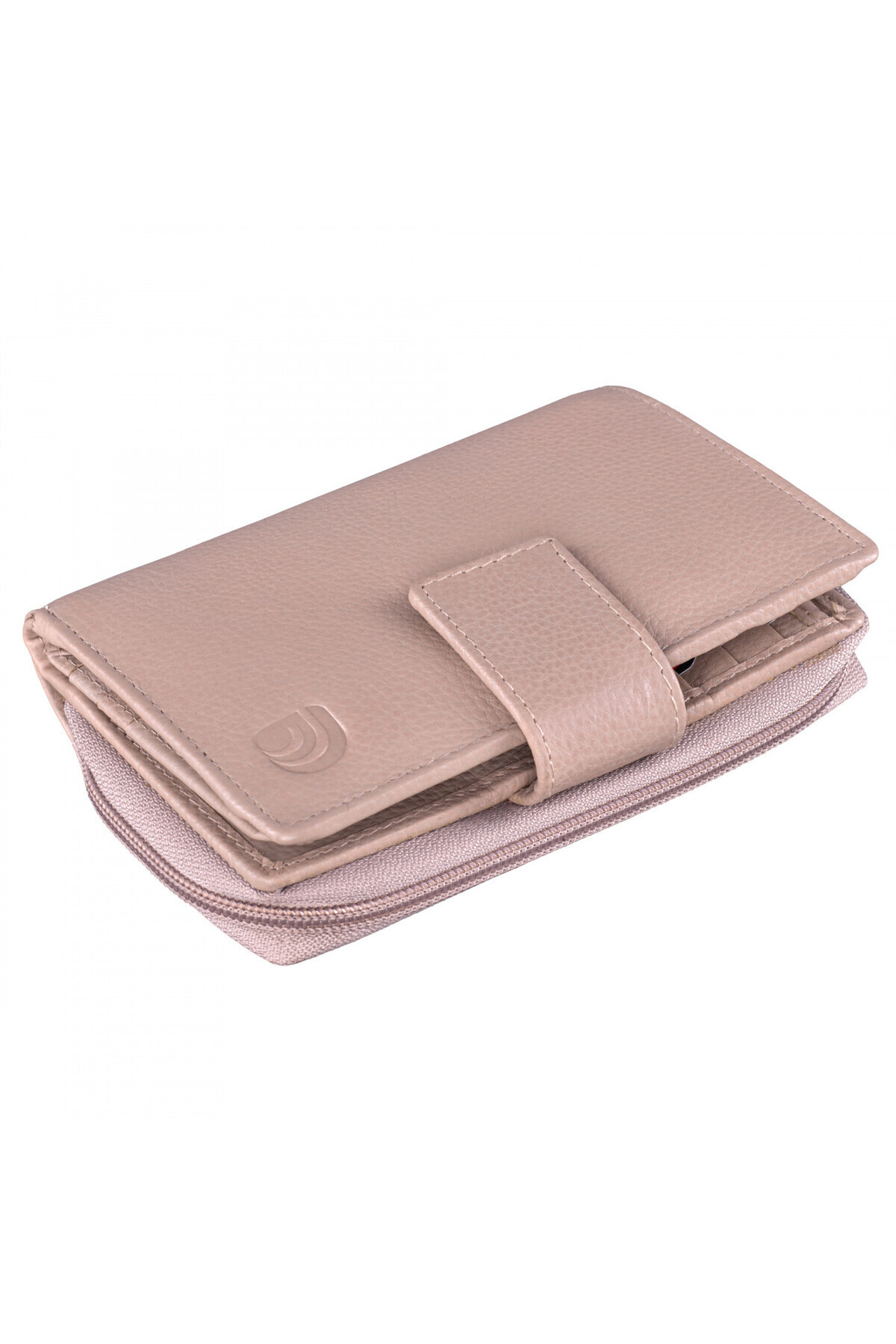 delis-Portofel Dama , Annelisse Pt1219, Piele Naturala, Crem 6