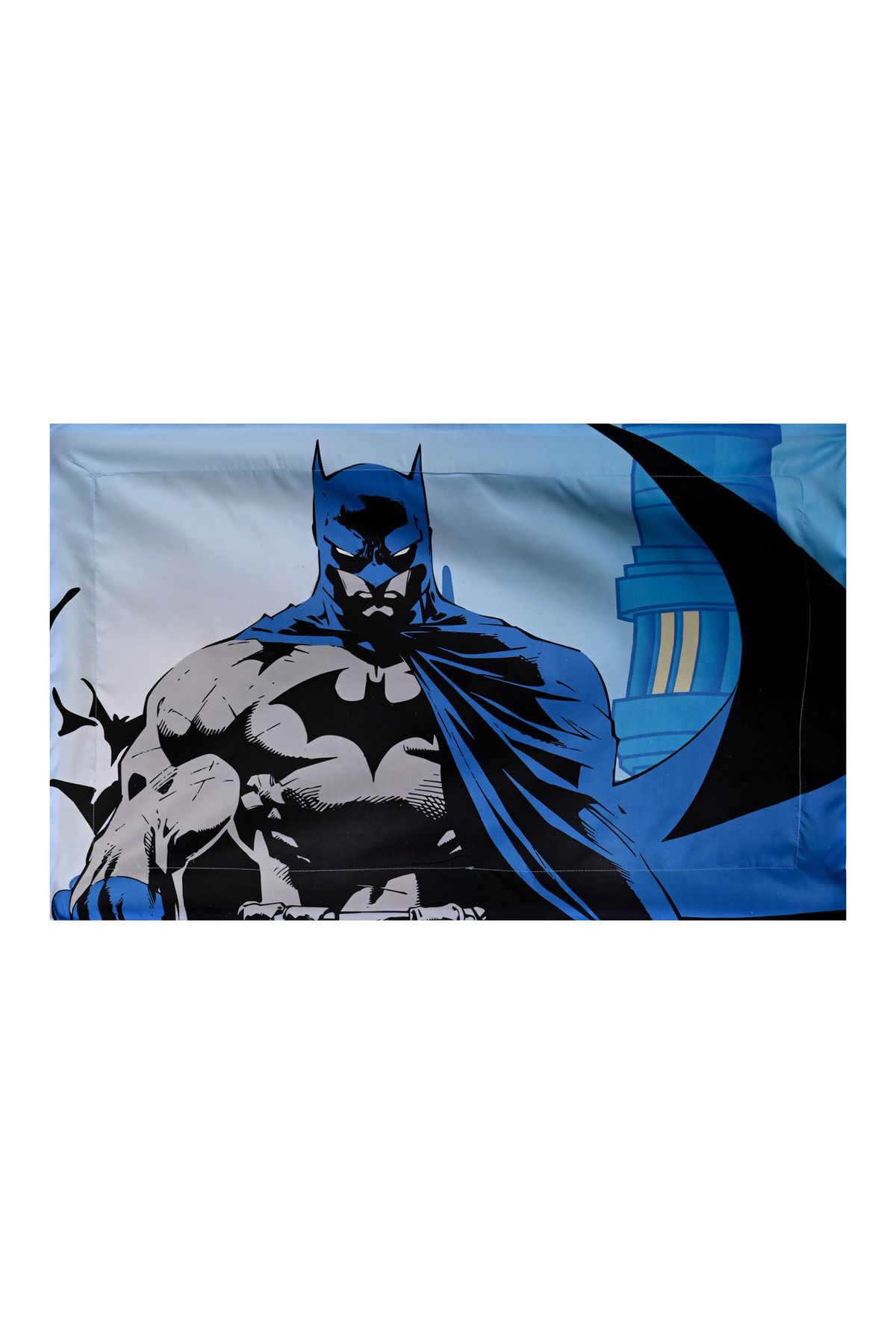 Batman-5-in-1 Bnb Comforter Set – Brushed Microfiber With Polyester Shell – Blue 5