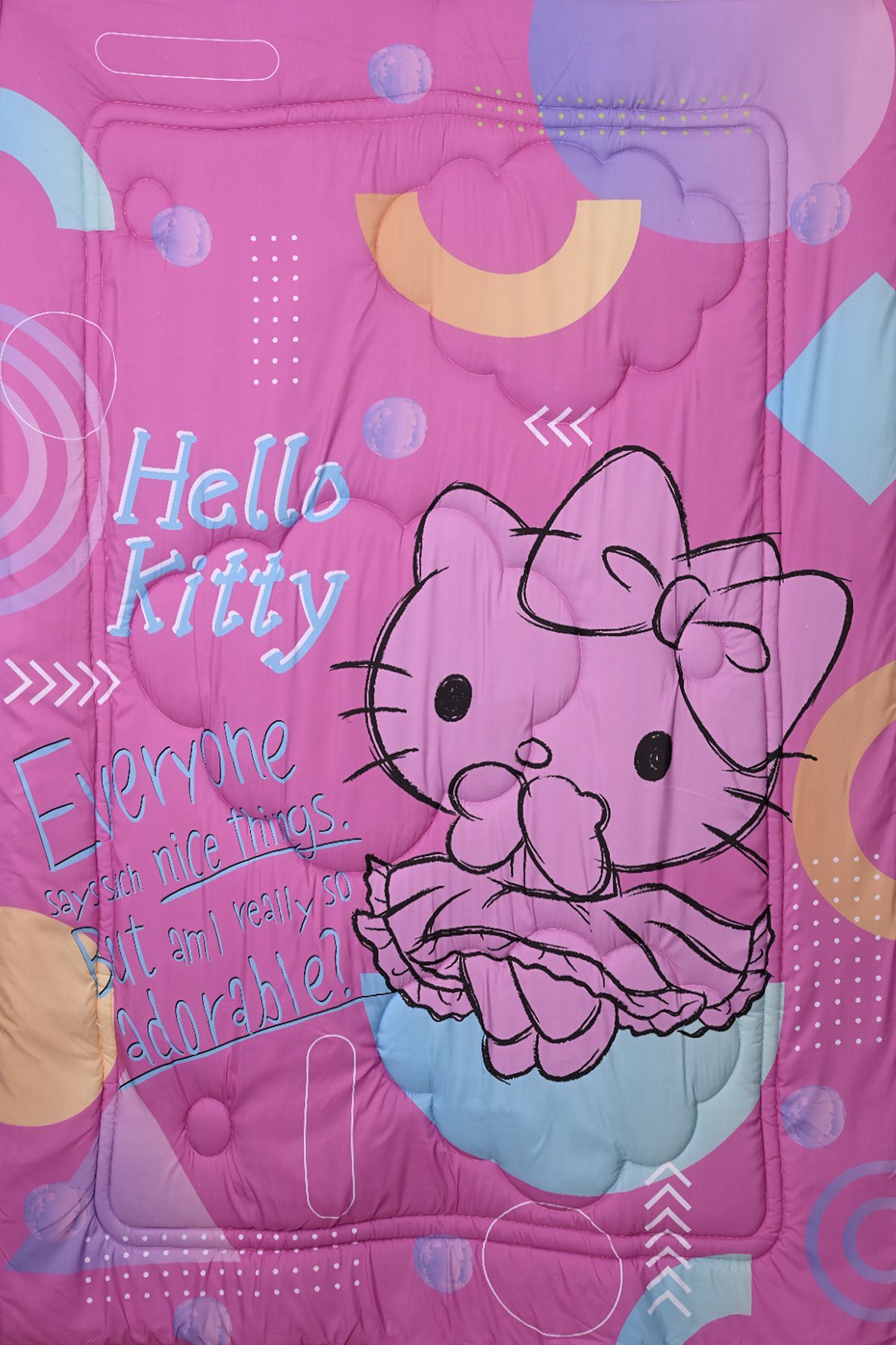 Hello Kitty-5-in-1 Bnb Comforter Set, Brushed Microfiber With Polyester Shell – Pink 7