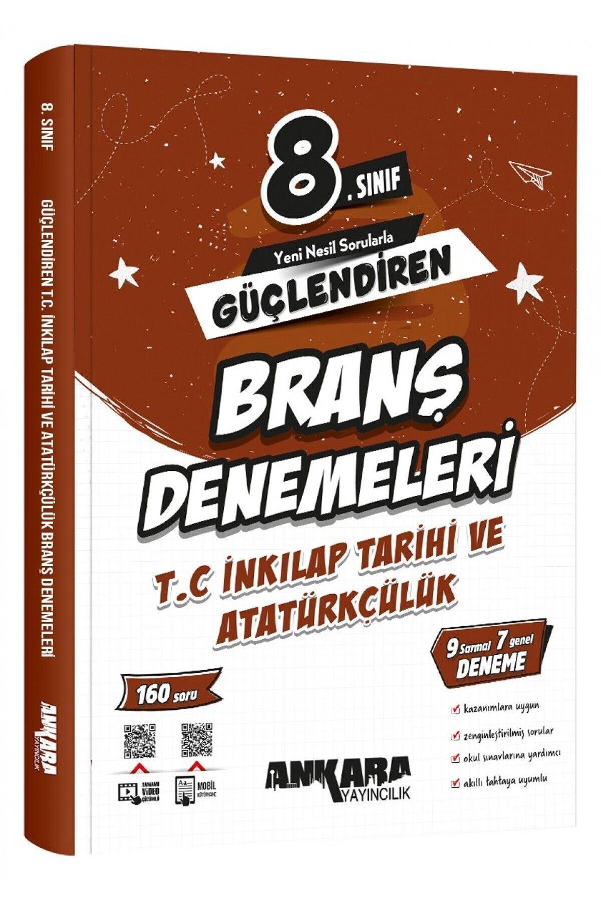 Bes Yayınları 2025 Ankara 8.sınıf Güçlendiren Inkılap Tarihi Ve Atatürkçülük Branş Denemeleri
