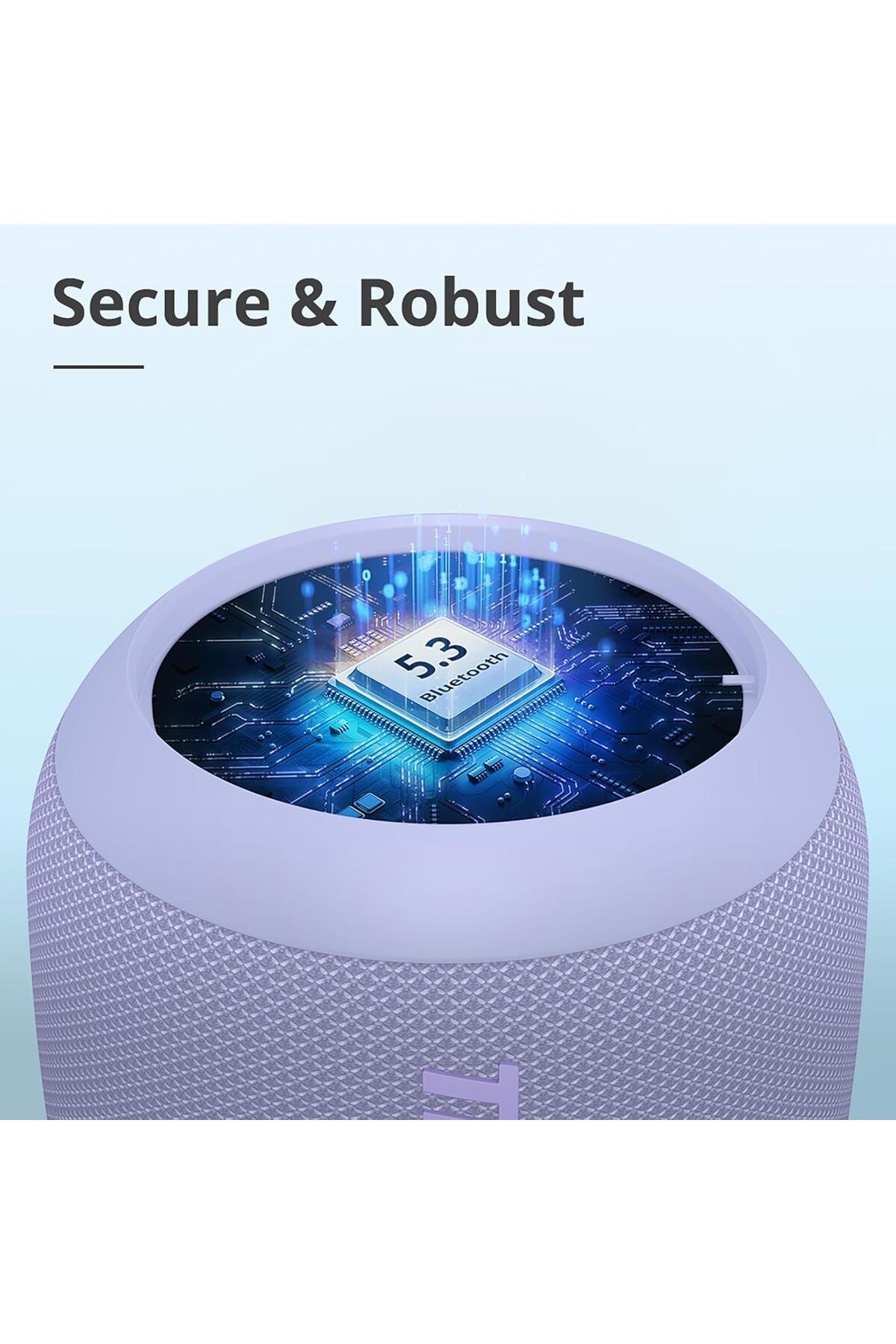 Tronsmart-T7 Mini Compact Portable Bluetooth Speaker With Lights, Stereo Sound, Bluetooth 5.3-violet 7