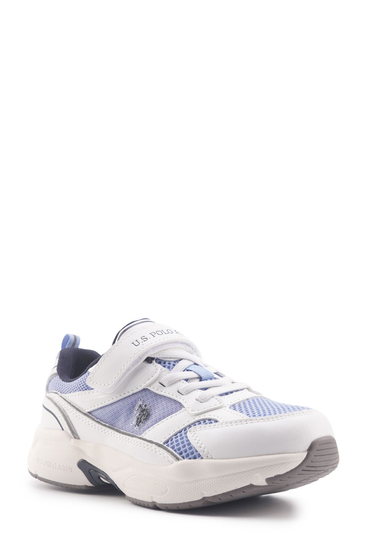اسنیکر آبی پسرانه و بچگانه CRETS 4FX BLUY BOY ان U.S. Polo Assn.