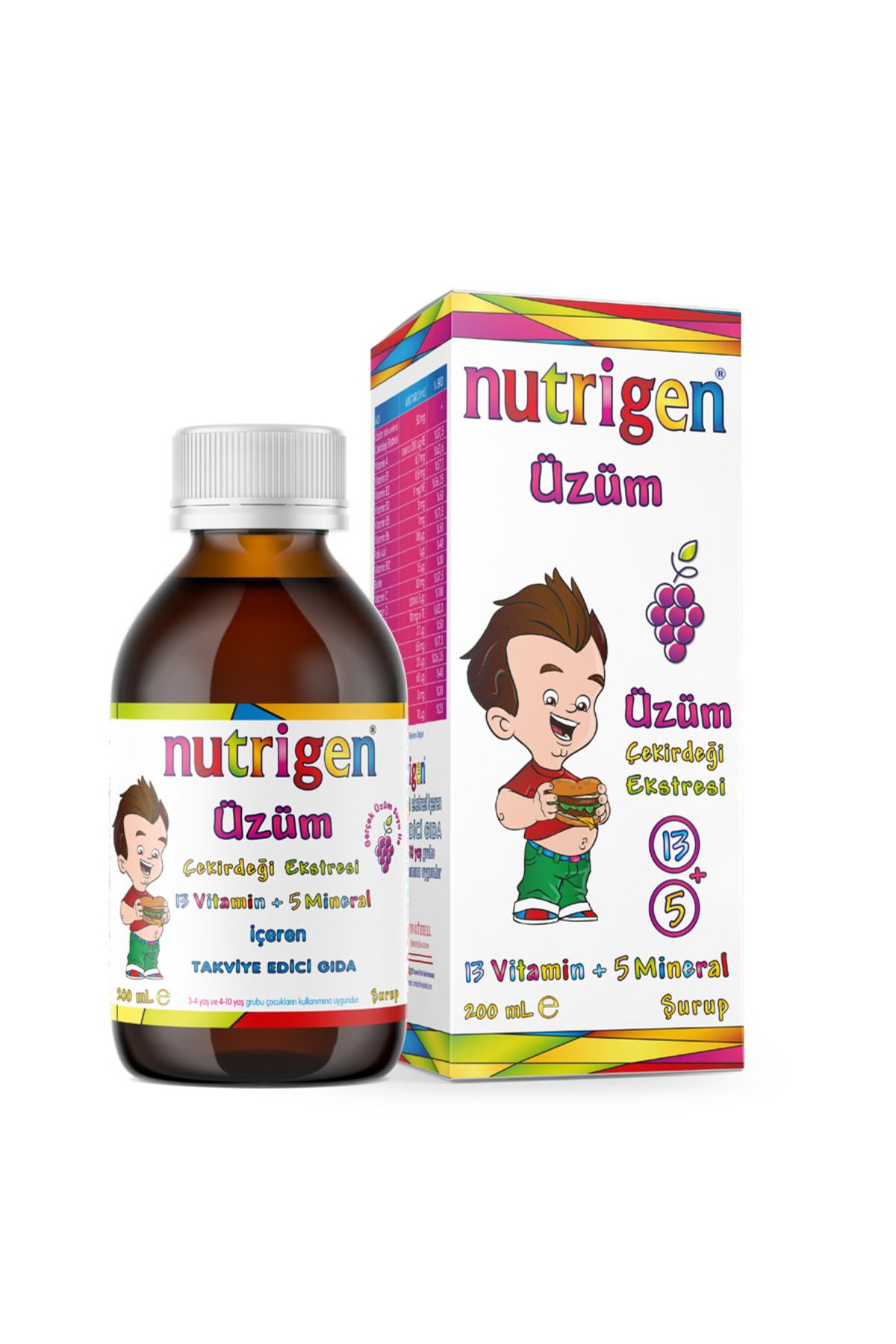 Nutrigen-Grape Seed Extract Vitamin-Mineral Syrup 200 ml 1
