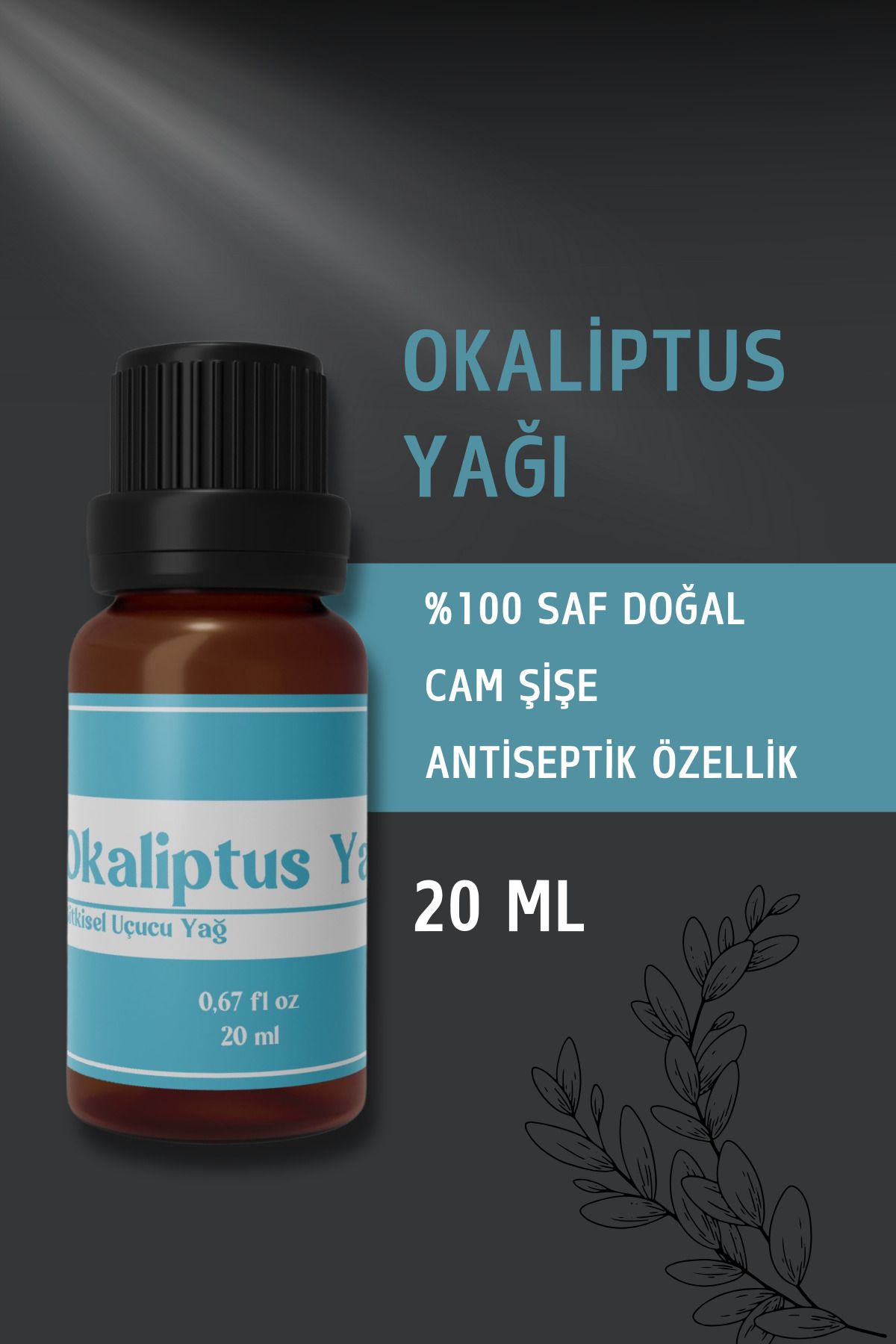 Tiji Garden Okaliptüs Yağı %100 Doğal 20 ml