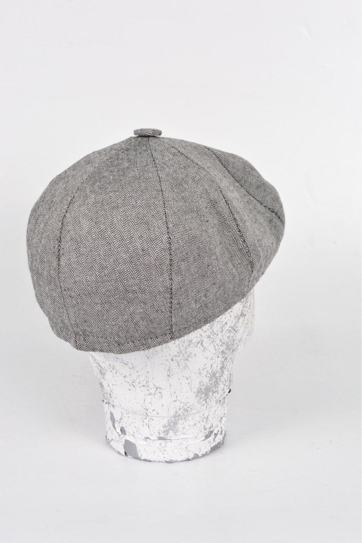 mercantoptan-Cotton Fabric Herringbone Summer Model British 8 Piece Cap Hat 4