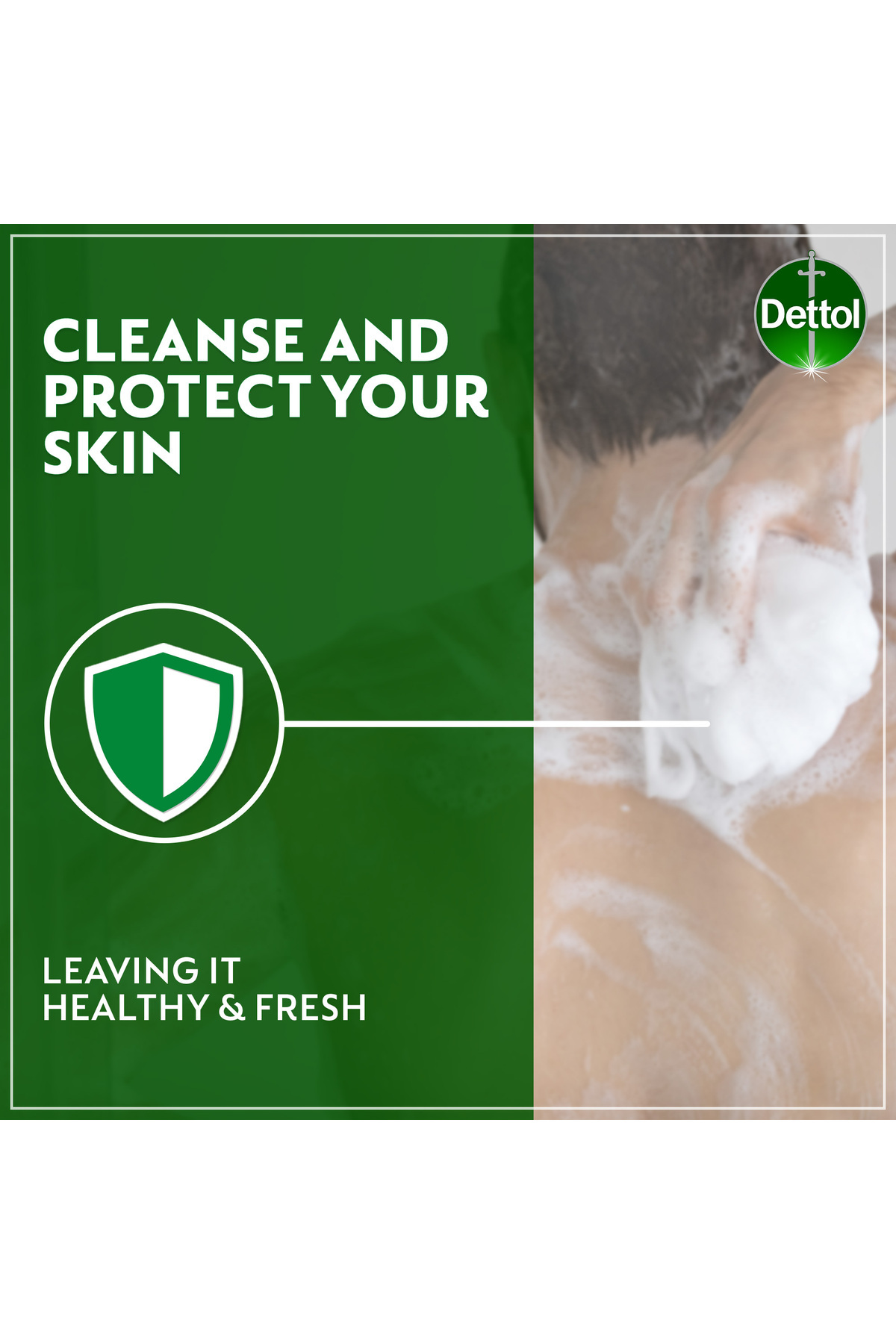 Dettol-Cool Shower Gel & Body Wash, Menthol & Eucalyptus Scent, 250ml 4
