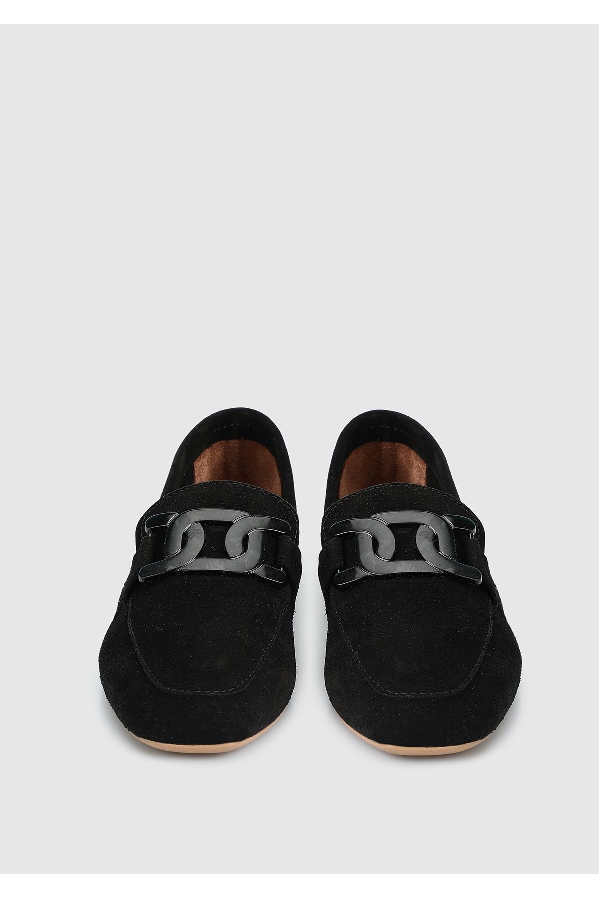 Provoq-Black Leather Women's Shoes 3