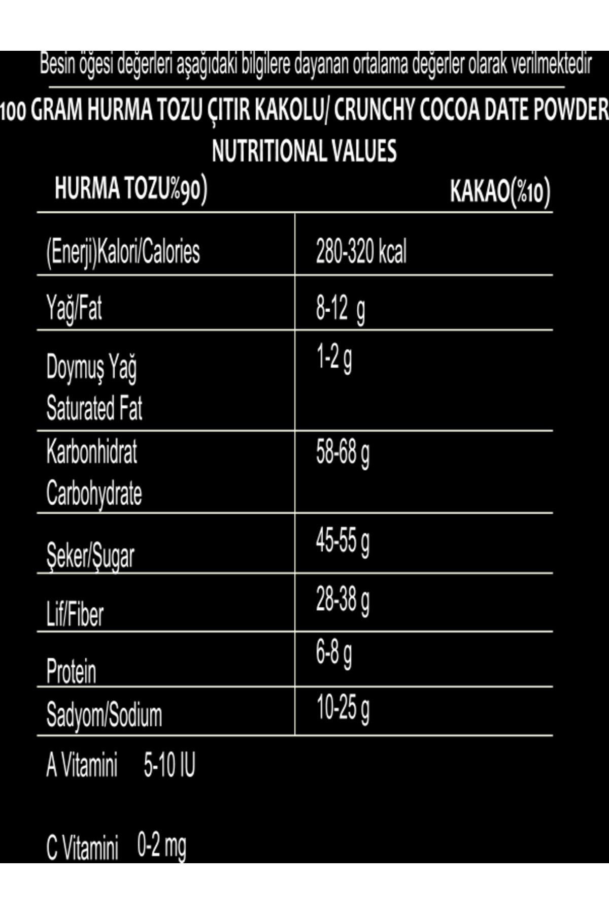 Hurma Aşkı-150 Gr Date Powder with Crispy Cocoa 5