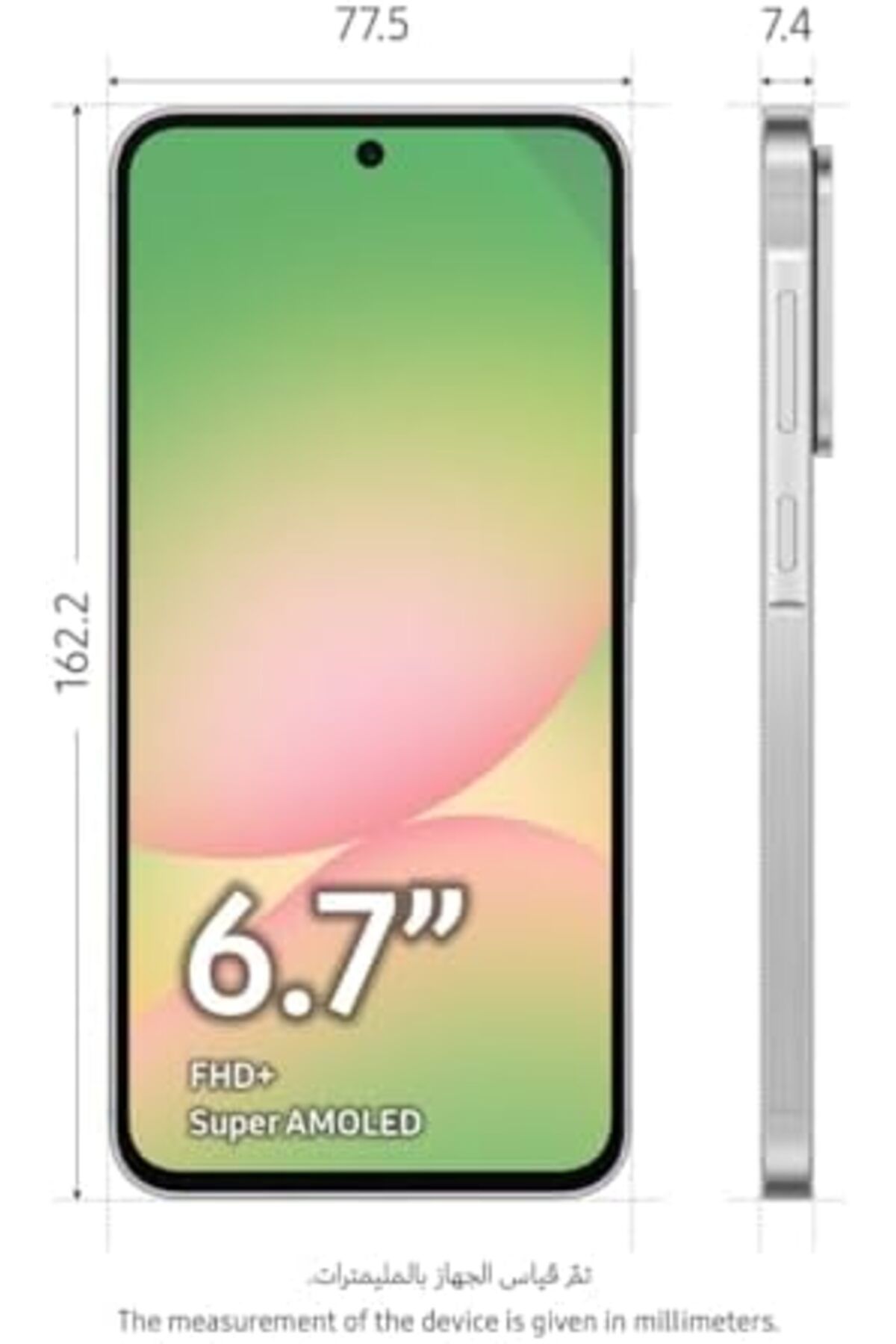 Samsung-Galaxy A56 5G, Android Smartphone, 256GB Storage, 8GB RAM, Awesome Lightgray 2