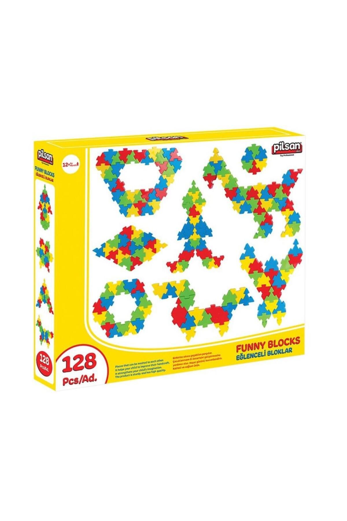 mrpurple Nessiworld 03 298 Eğlenceli Bloklar 128 Parça -Pilsan Oyuncak