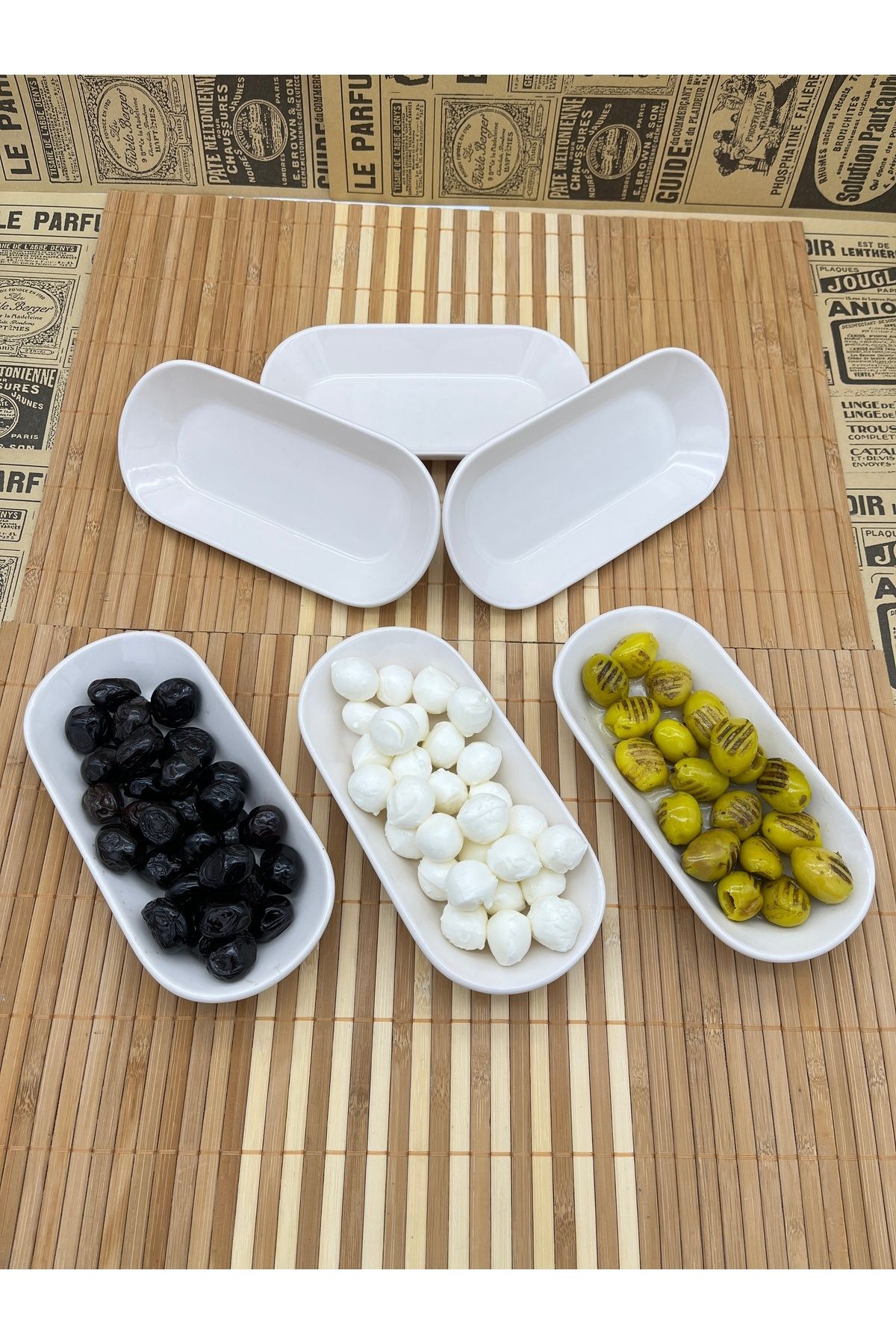 ALCE-Set of 6 Ceramic Breakfast Snack Bowl Sauce Bowl Jam Bowl Venus 3