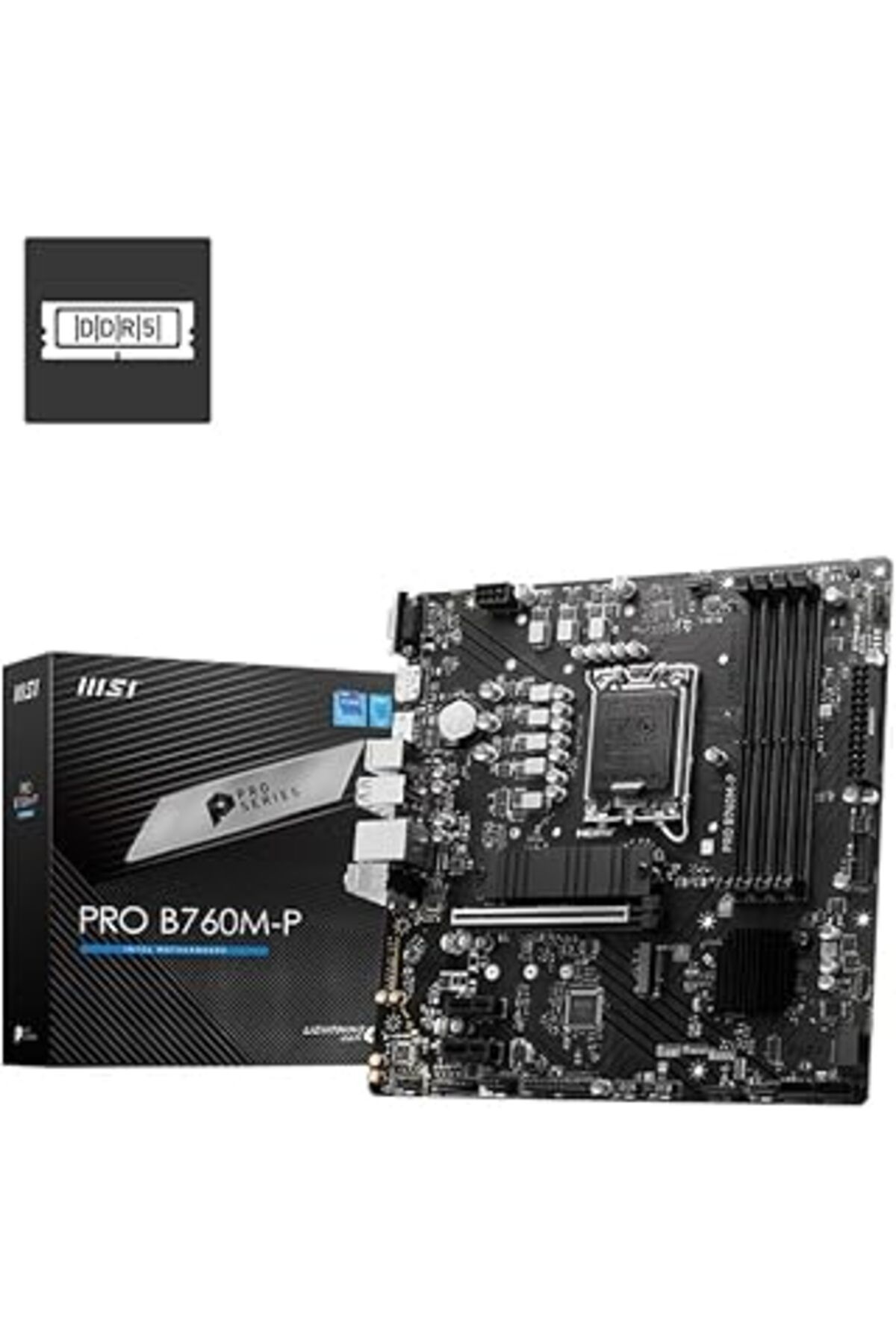 Pazarcan Msi Pro B760M-P Soket 1700 Ddr5 6800Mhz(Oc) Pci-E Gen4 2X M.2 Usb3.2 Dp Hdmi Gigabit Lan Matx Anaka
