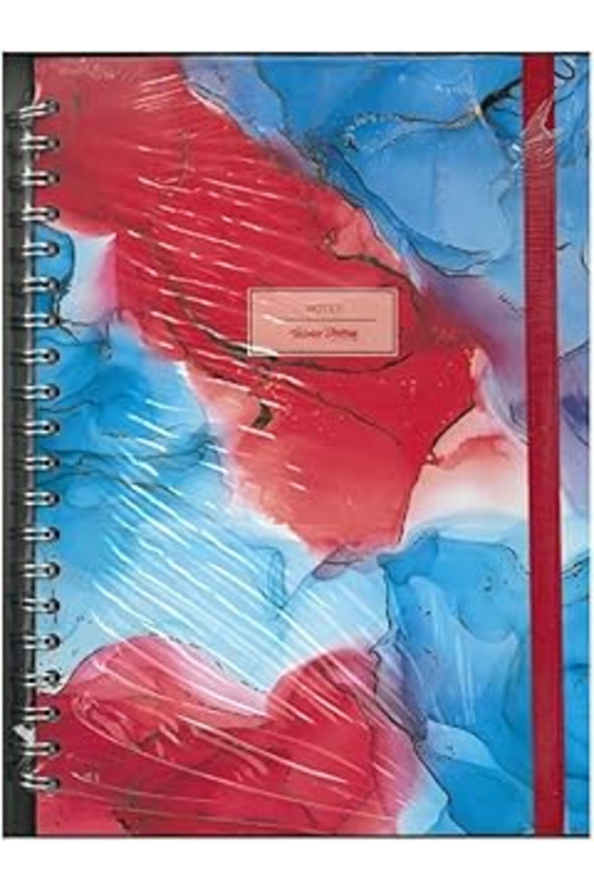Pazarcan 0096 Notes 20X28Cm Spiralli Sert Kapak 90Gr. 96Yp. Çizgili Defter