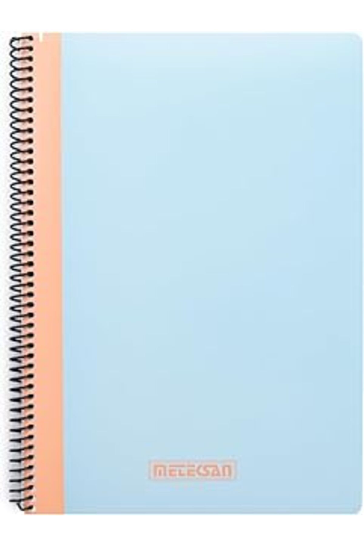 Karachil Meteksan Pruva Pastel Serisi, A4 100 Yaprak Kareli Karton Kapaklı Pet Spiralli Defter, Mavi