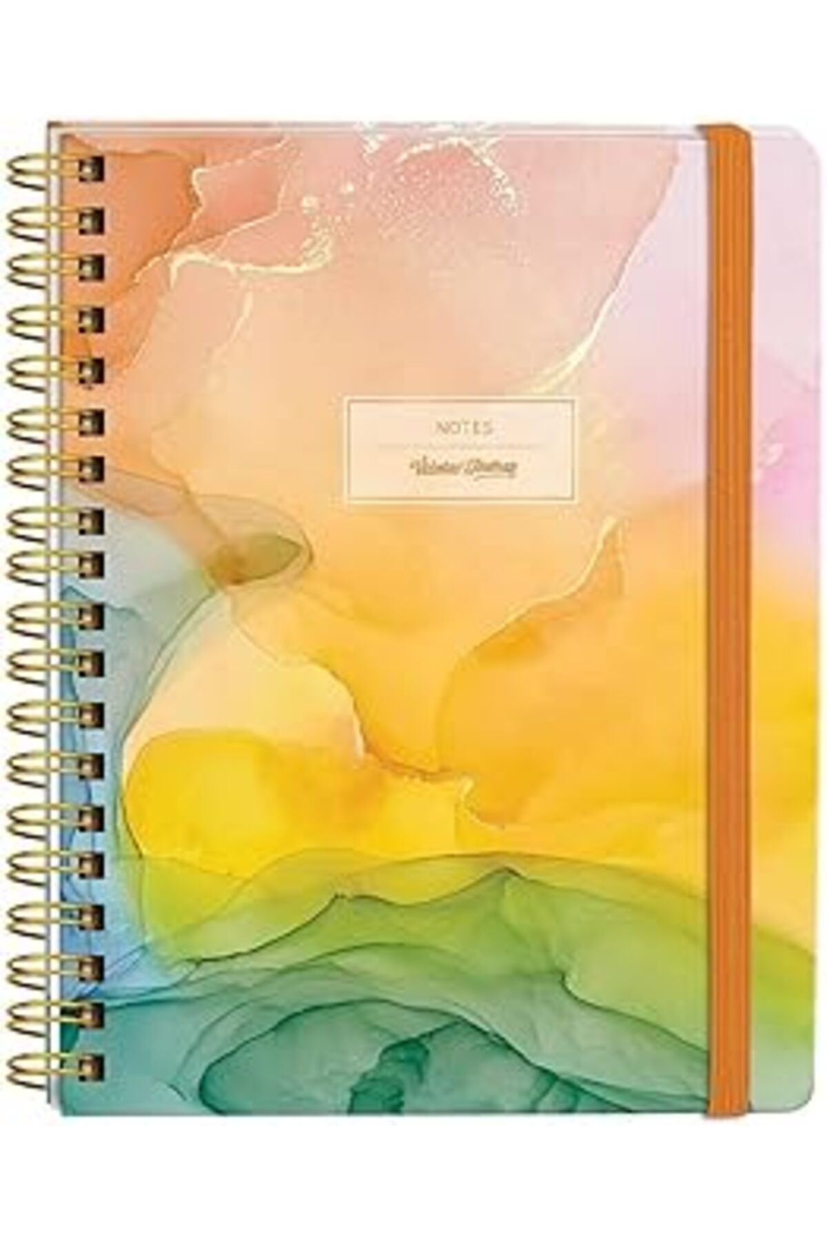 Karachil Spiralli Defter Sert Kapak 240 Sayfa 120 Yaprak 20X28 Cm 90Gr.