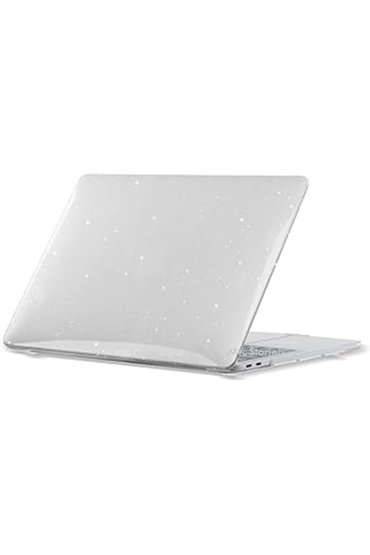 Karachil Mcstorey Macbook Air Kılıf 15 Inç M2-M3, Simli Kristal Parlak (Touchid'Li Air 15.3") A2941 A3114 Il