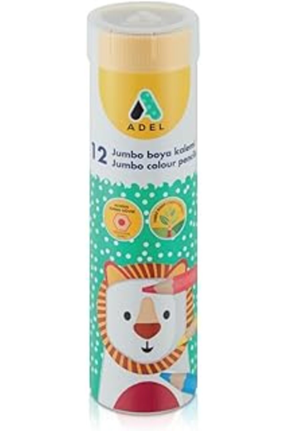 Mu Art Adel Jumbo Metal Tüp Boya Kalemi 12'li