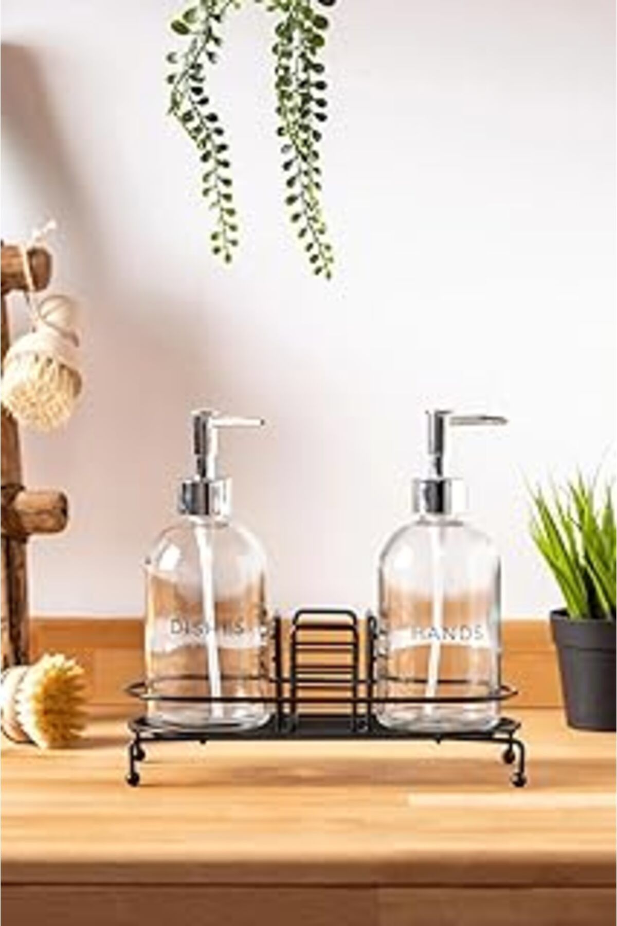 Roses Store Mayaglory Novy Standlı 2'Li Sıvı Sabunluk (Black)