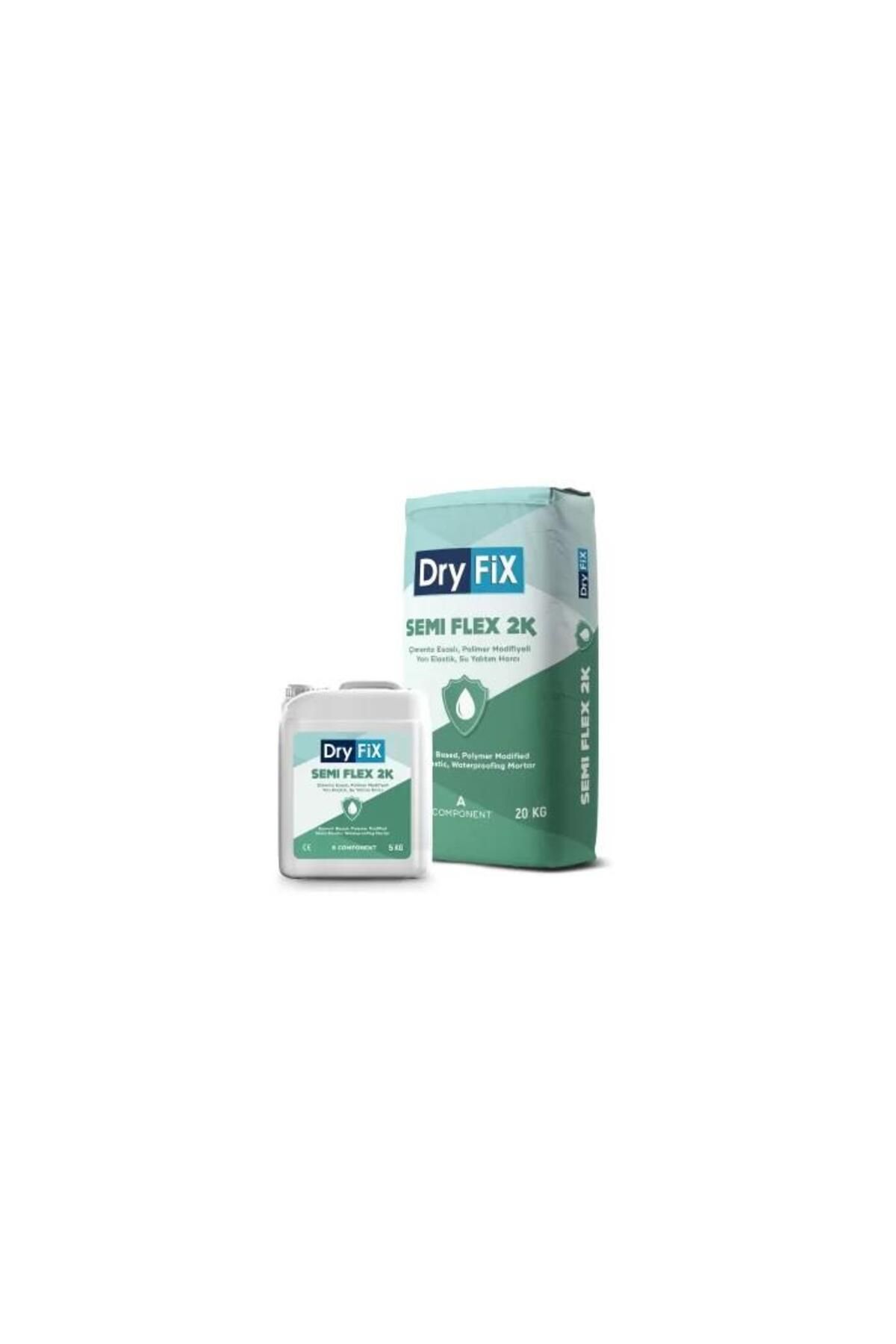 Dryfix Semi Flex 2K Yarı Elastik Çimento Esaslı Sürme Su Yalıtımı 25 Kg Set